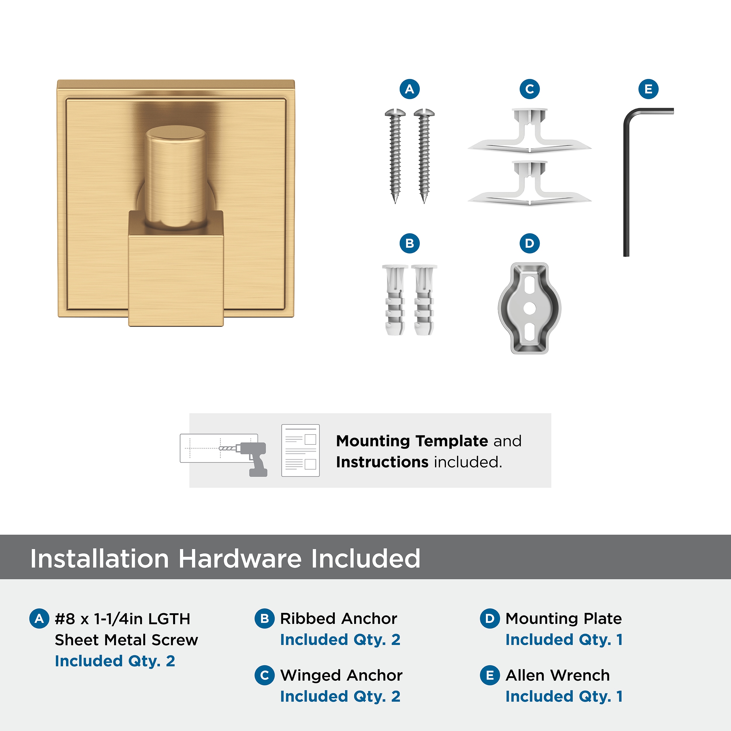 Amerock BH36070CZ Robe-Hooks - View #7
