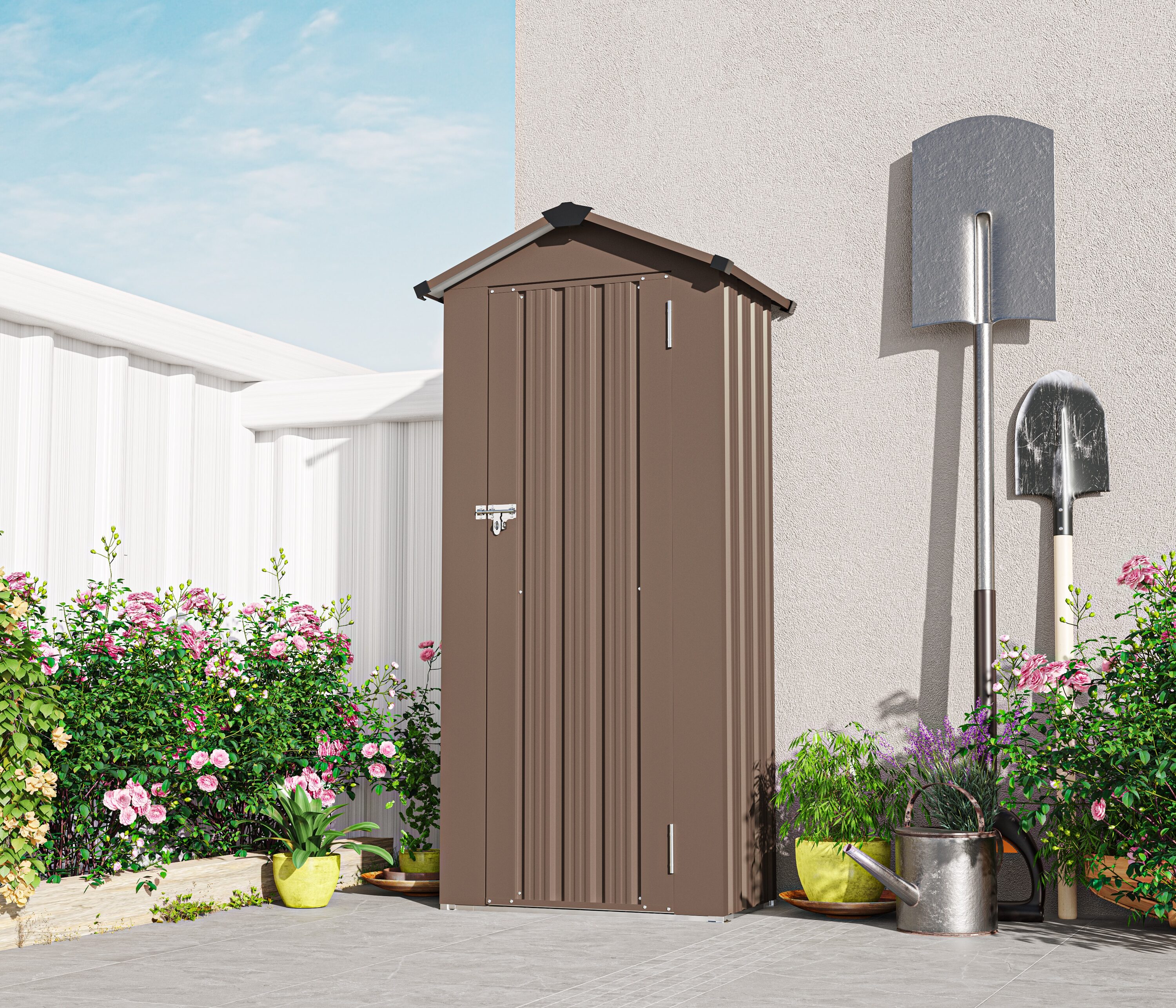 Flynama G-P283840 Metal-Storage-Buildings-Sheds - View #3