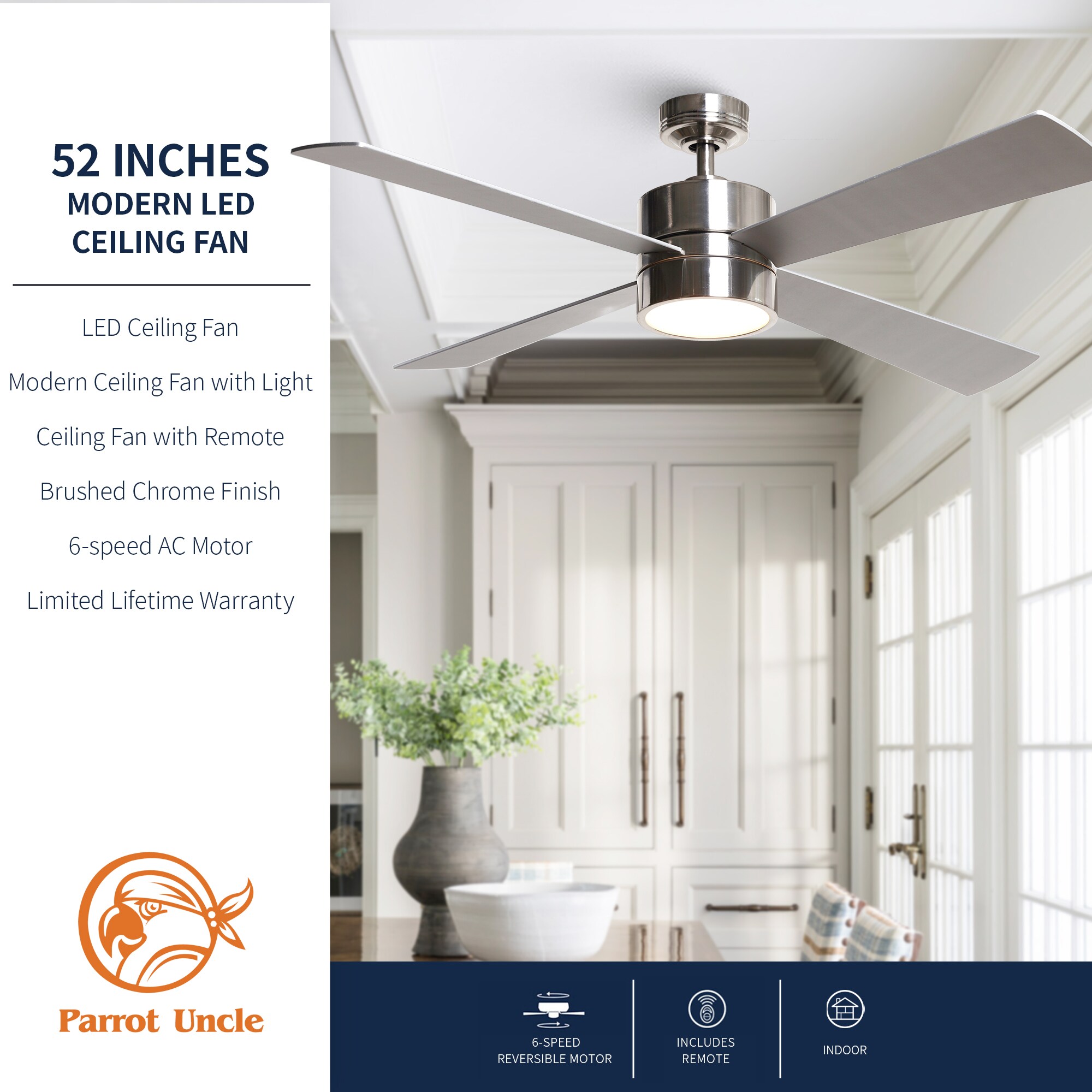 Parrot Uncle BBCPS1268-A4 Ceiling-Fans - View #5