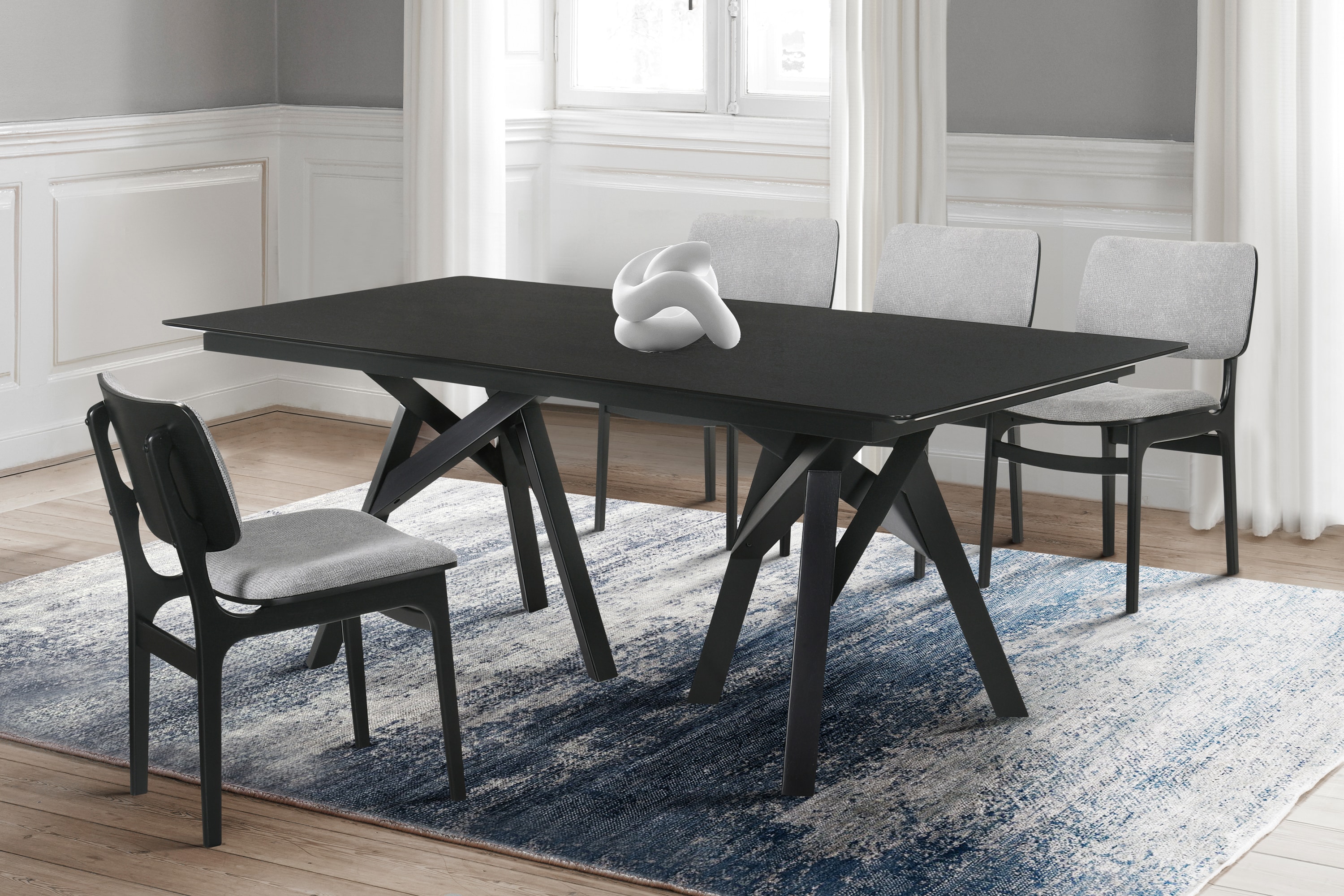 Armen Living LCLMSIGRBL Dining-Chairs - View #8