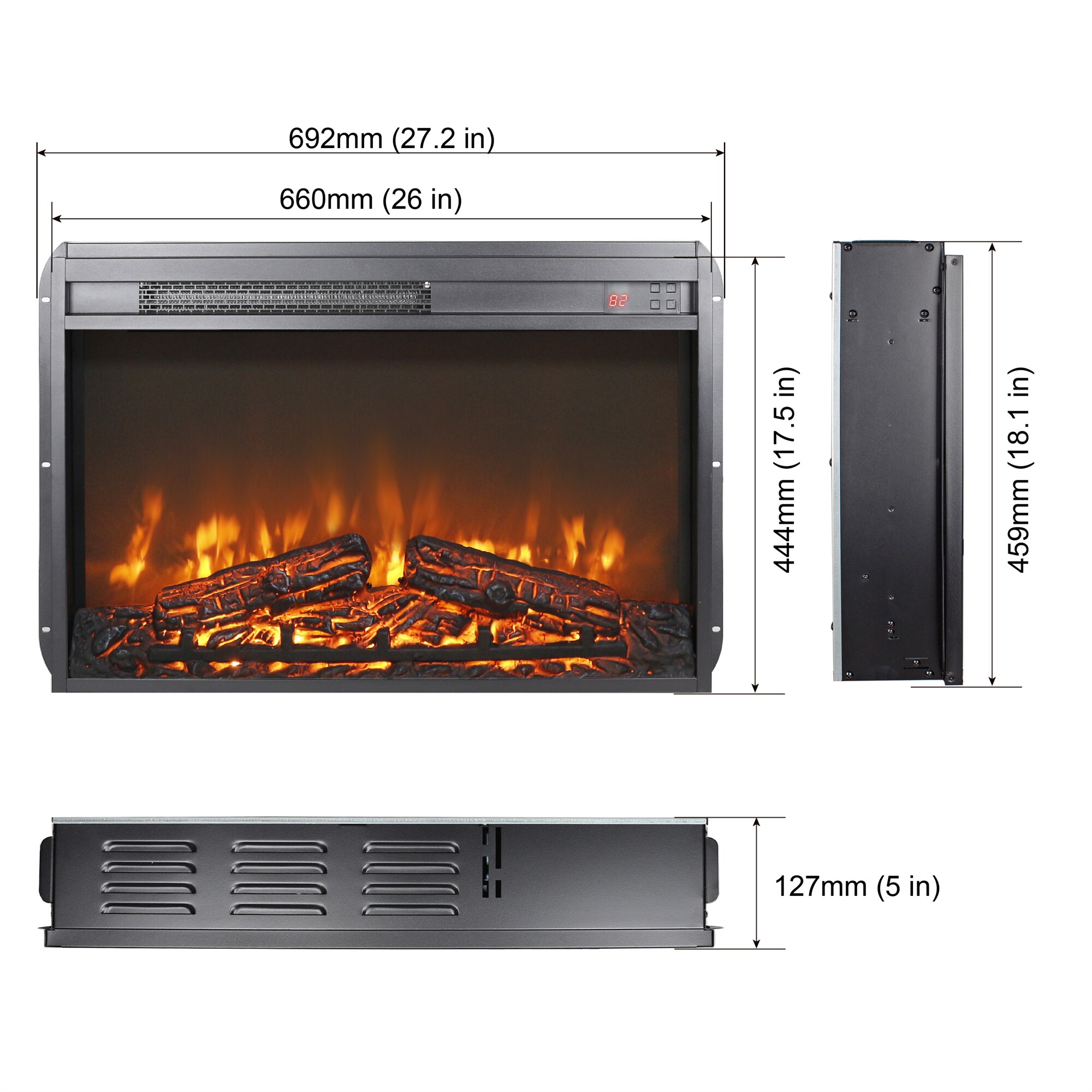 BABOOM BOM-03309-OR Electric-Fireplaces - View #2