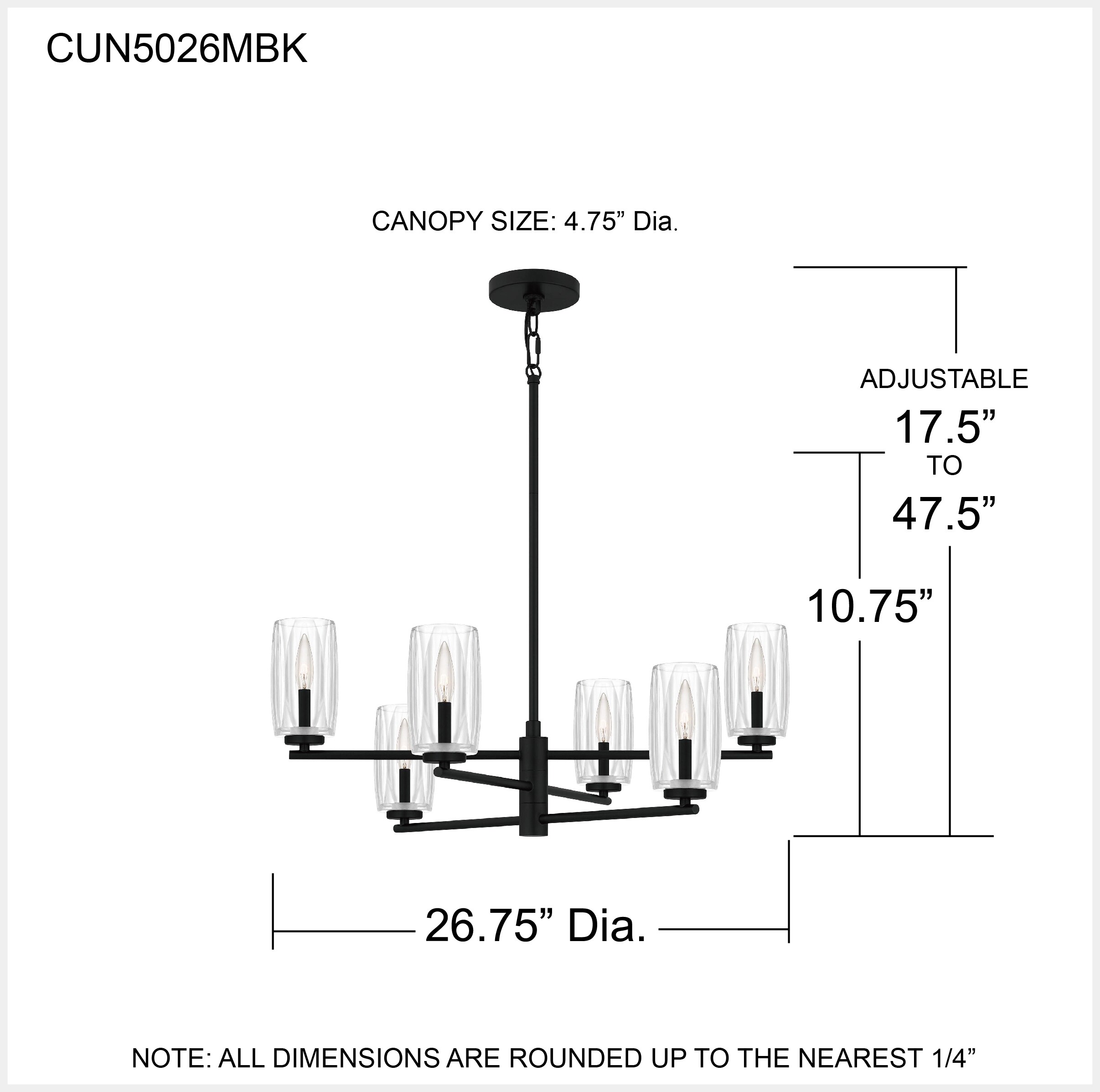 Quoizel CUN5026MBK b090015 - View #5