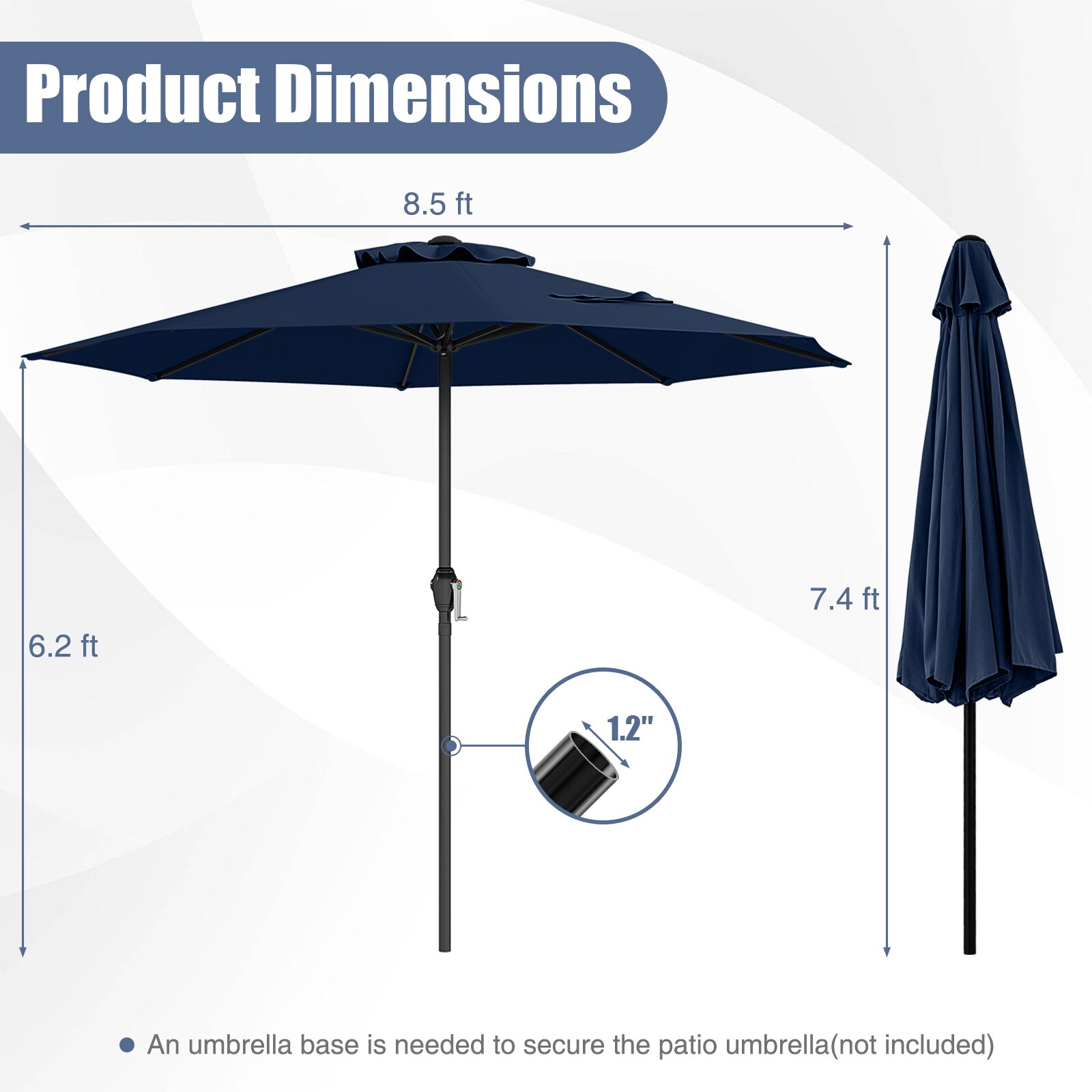 LIVIZA GIGT-004BK Umbrellas-2 - View #2