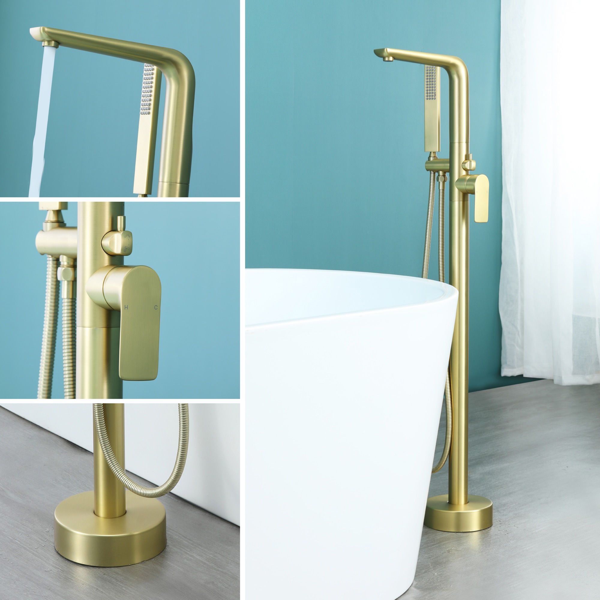 AAZJ NBC-64212LEDML Roman-Tub-Faucets - View #8