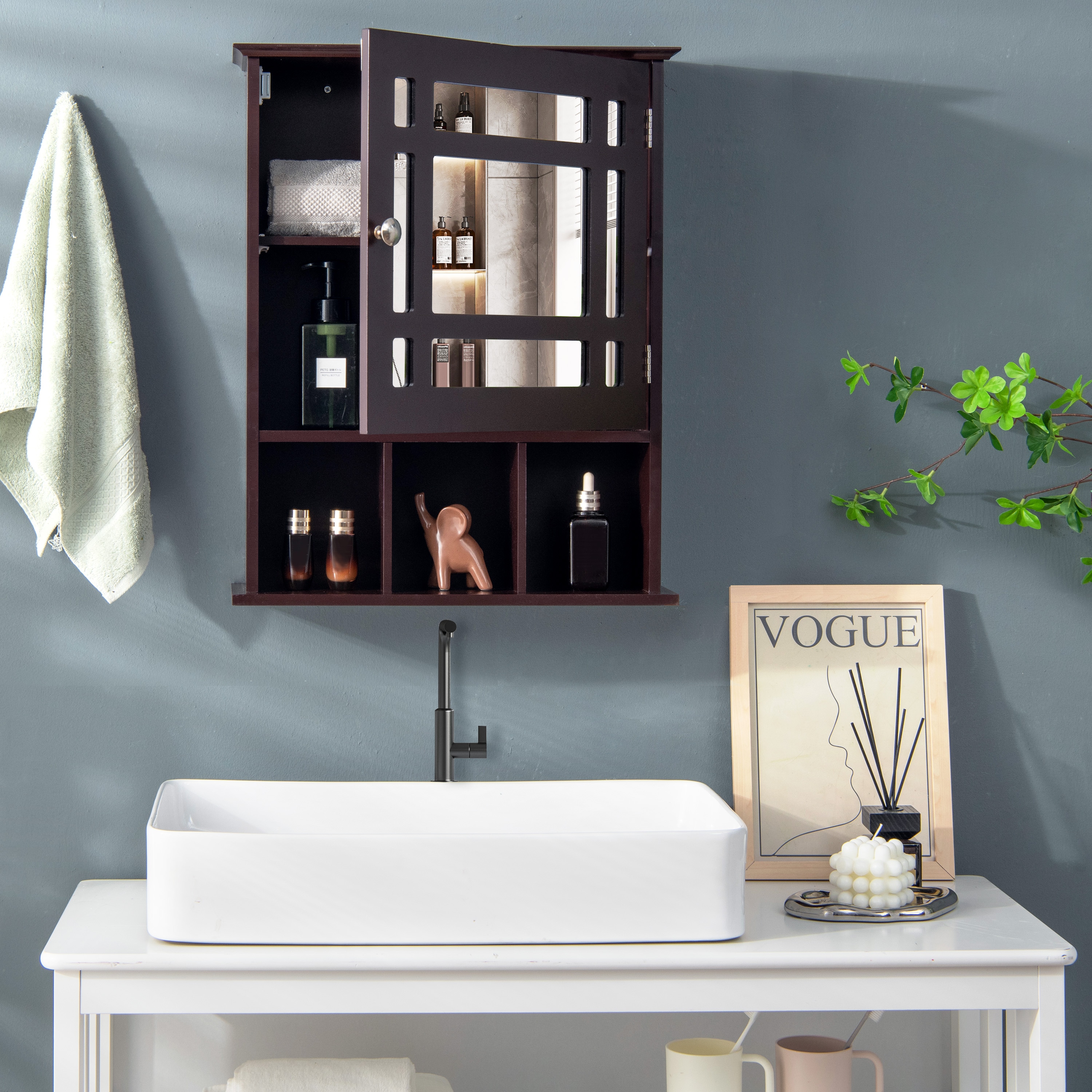 Forclover HYFE-10131CF Bathroom-Medicine-Cabinets - View #9