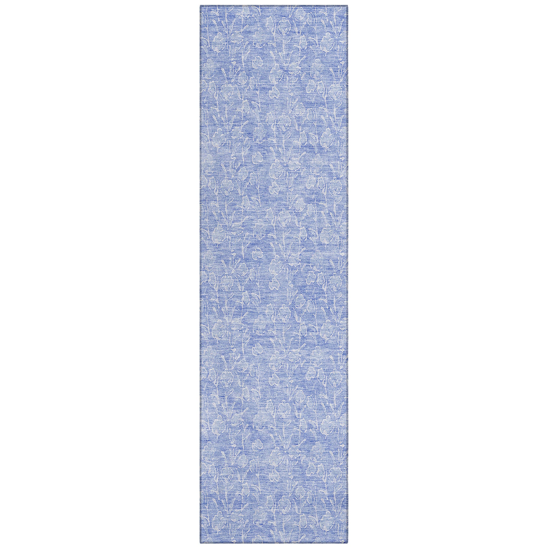 Addison Rugs ACN691DN2X8 Chantille ACN691DN 2 x 7 (ft) Polyester Denim Rectangular Indoor/Outdoor Geometric Machine washable Area rug