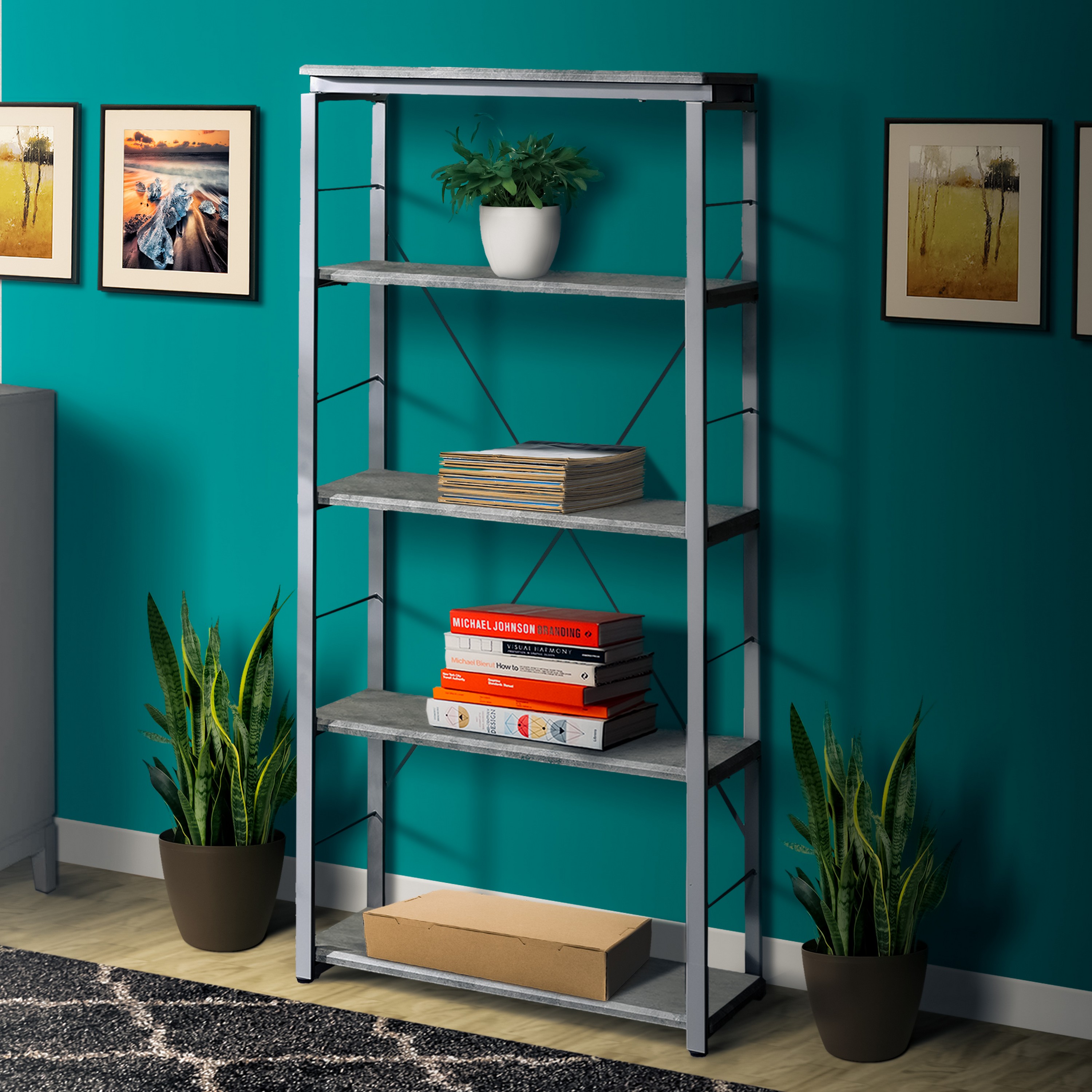 Benzara BM209626 bookcases - View #8