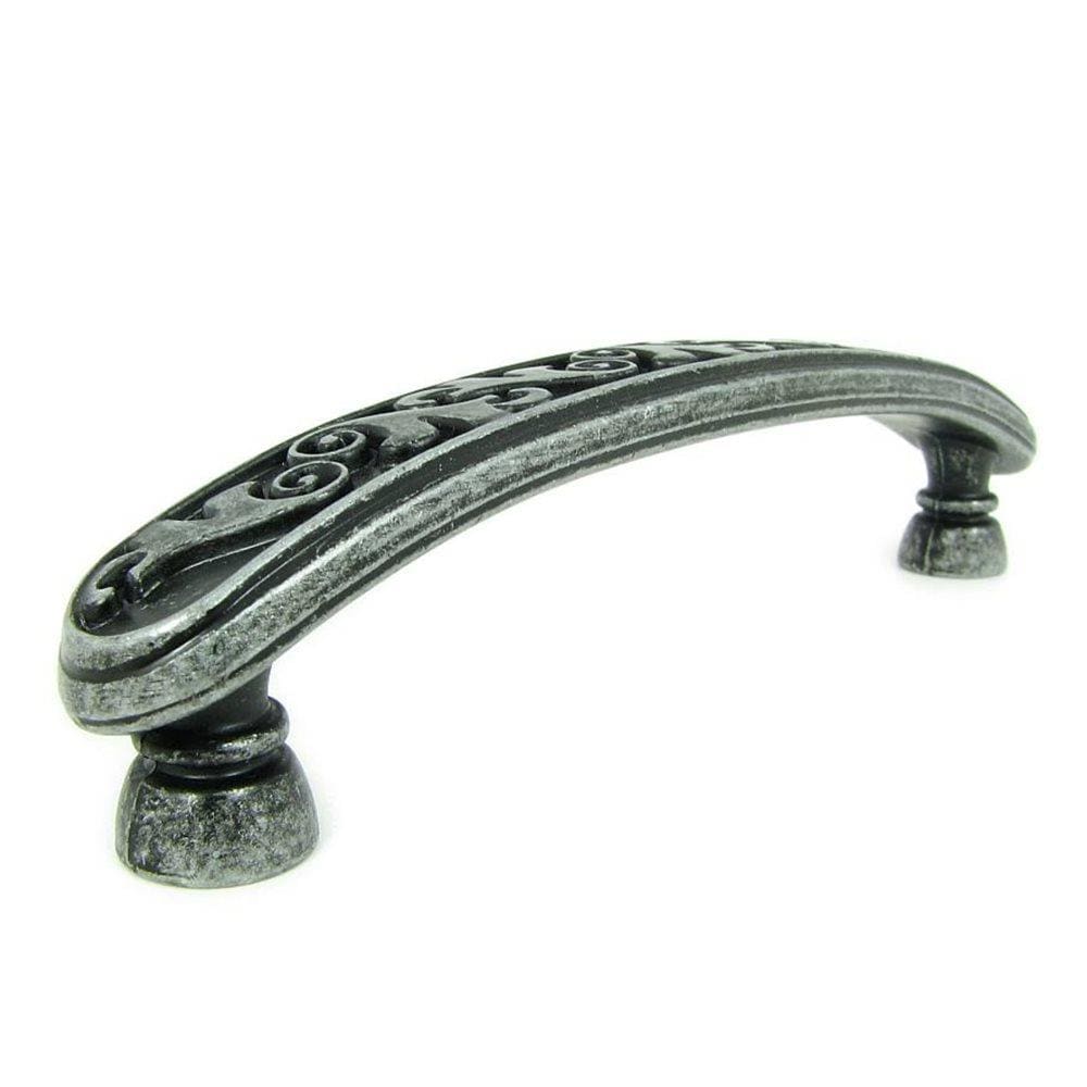 Oakley Distressed Iron Arch Cabinet Pull with Mounting Hardware