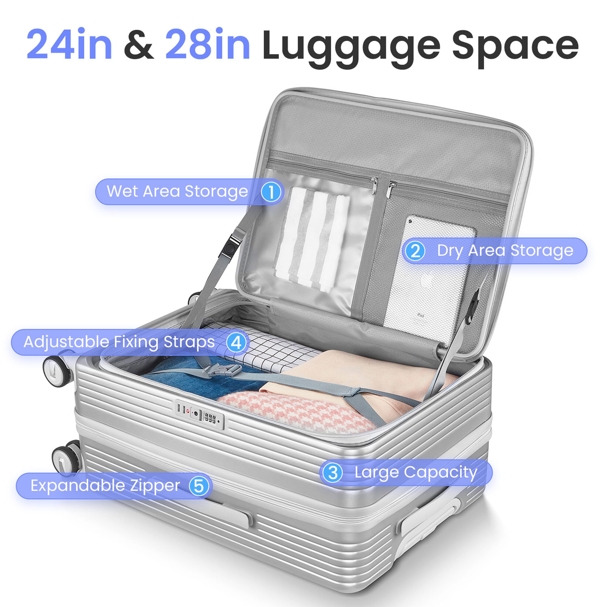 SINOFURN SYD9200003GY Luggage-And-Luggage-Sets - View #18
