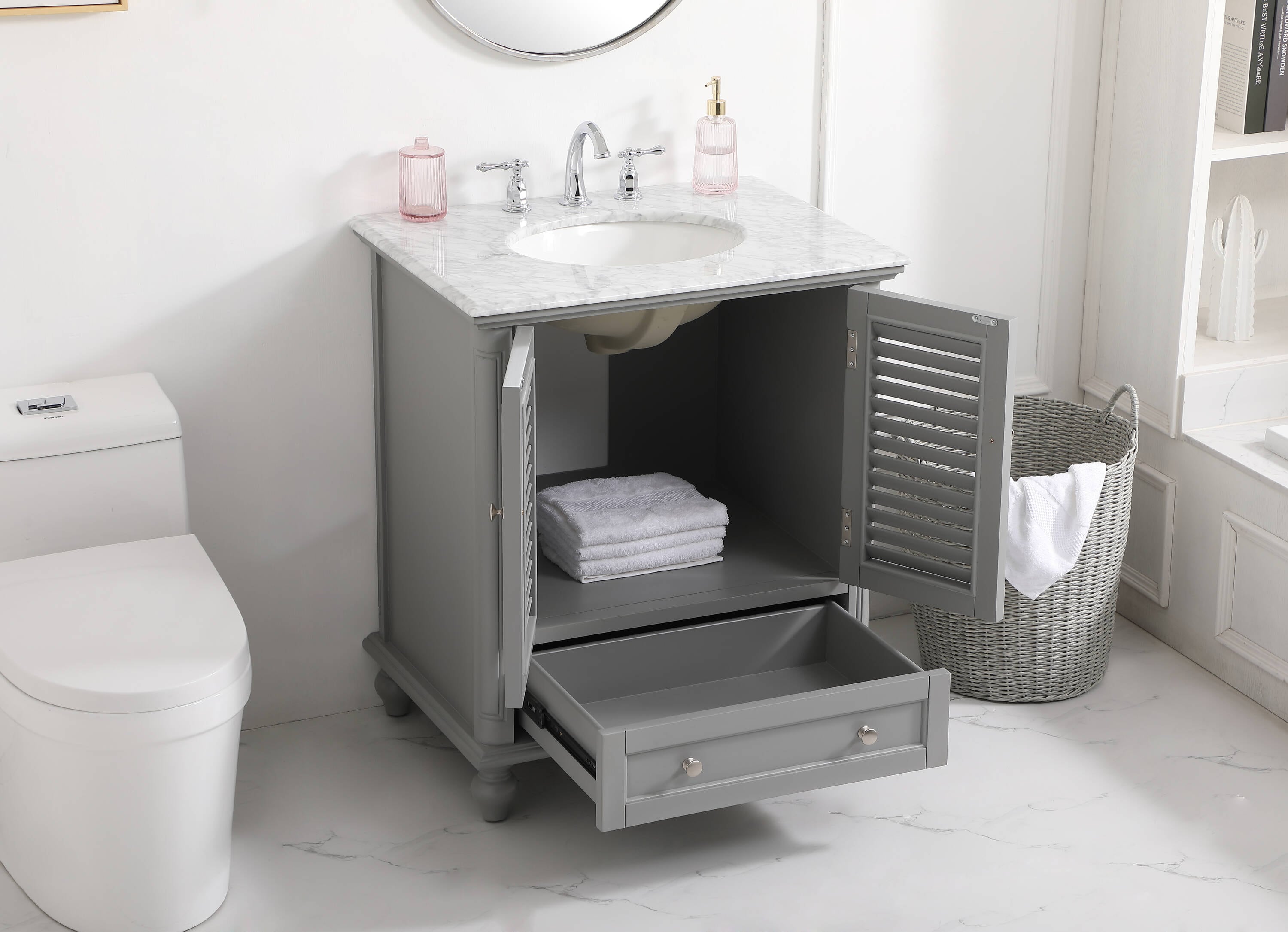 Elegant Decor HF91590GR Bath-Vanity-Combo - View #4