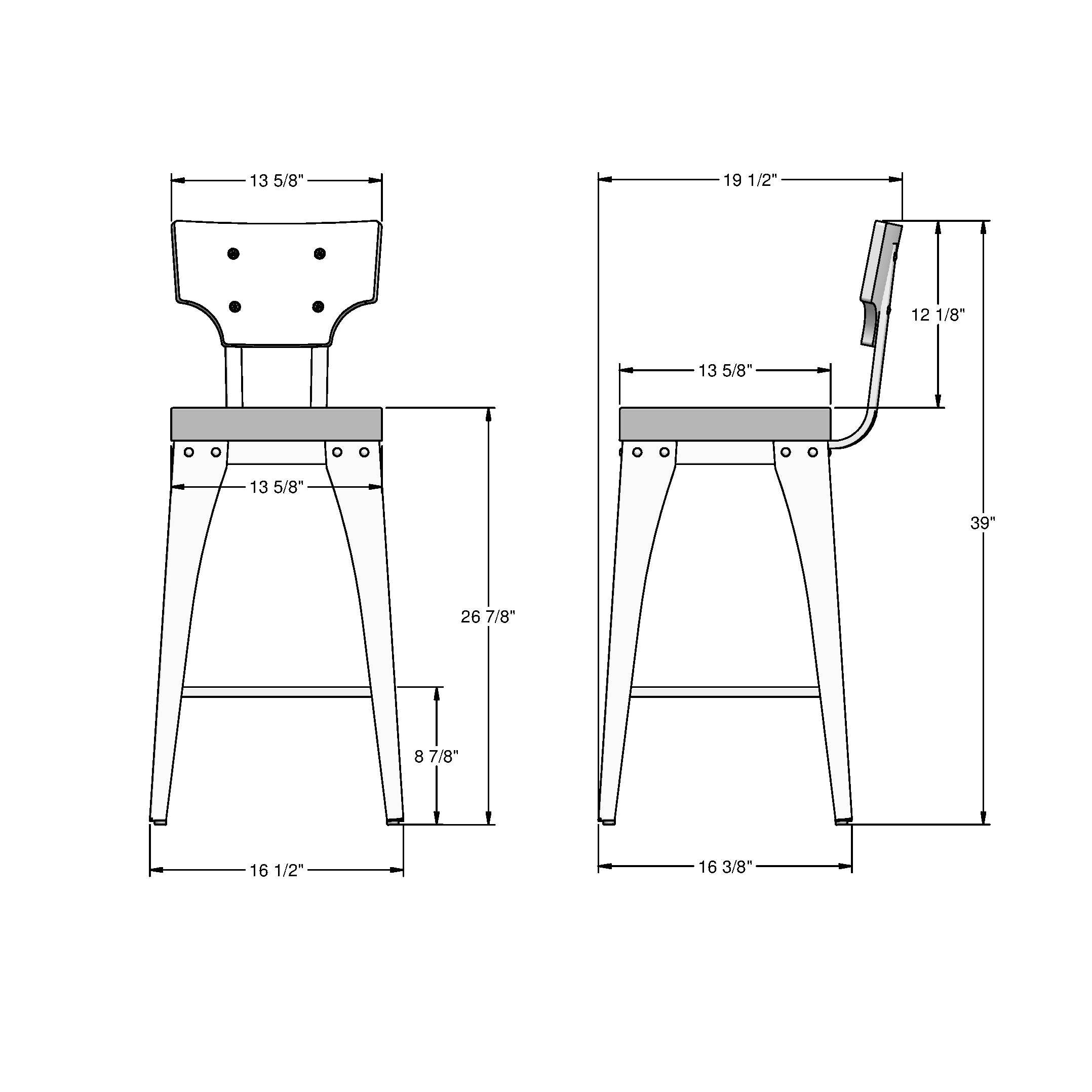 Amisco 40661-26/1B51EAF487 stools - View #4