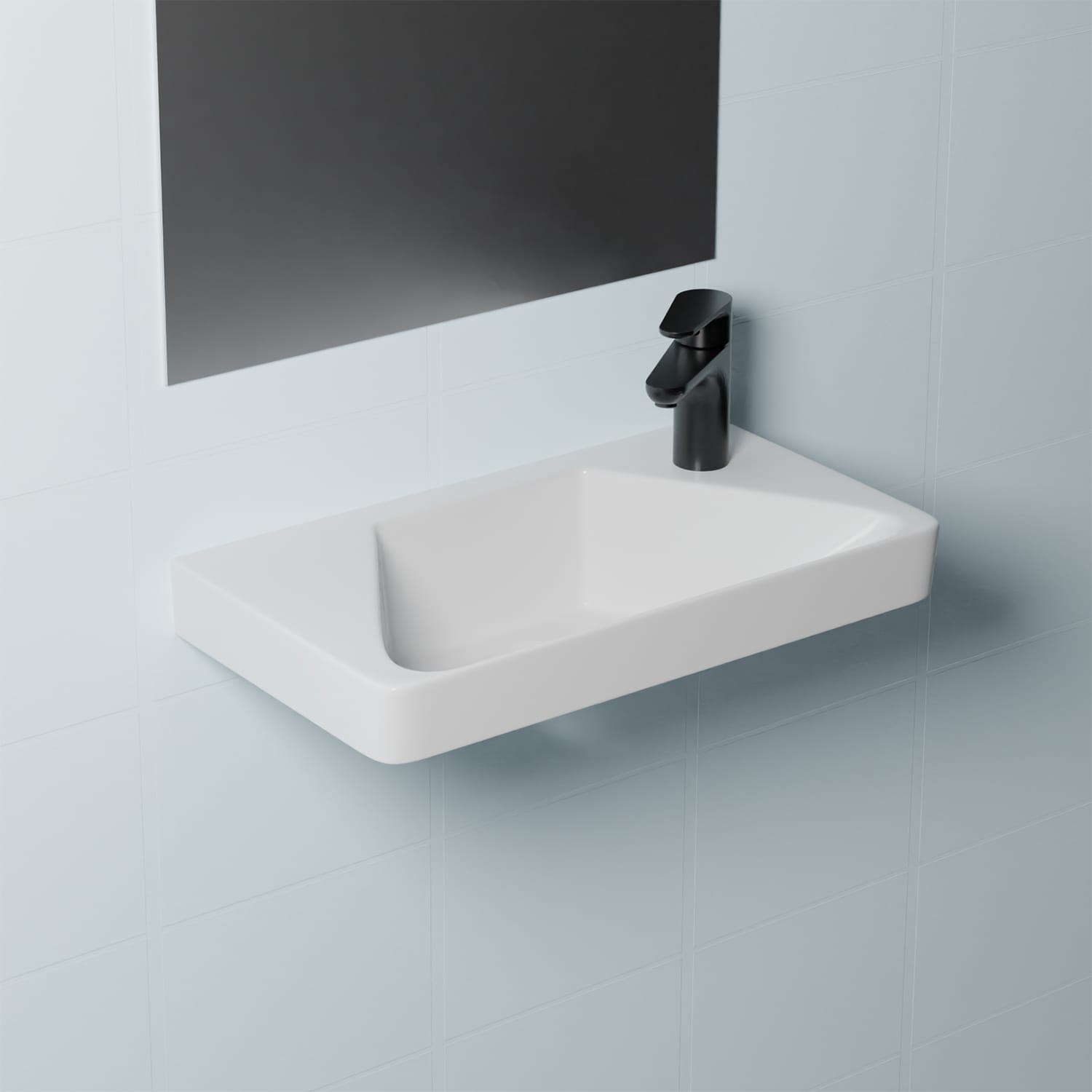 WS Bath Collections LUXURY 49L WG Bath-Sink - View #4