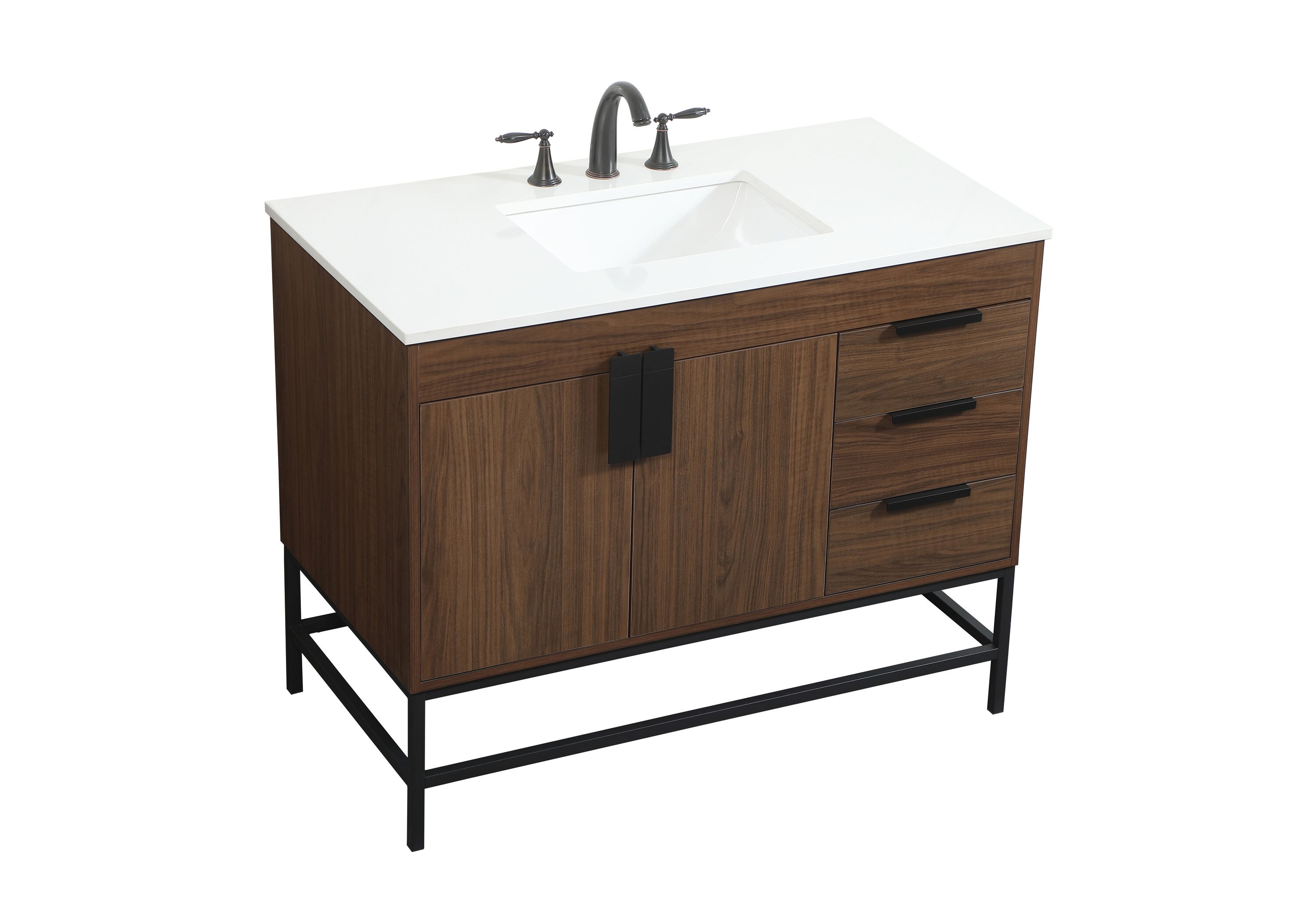 Elegant Decor HF146526MWT Bath-Vanity-Combo - View #9