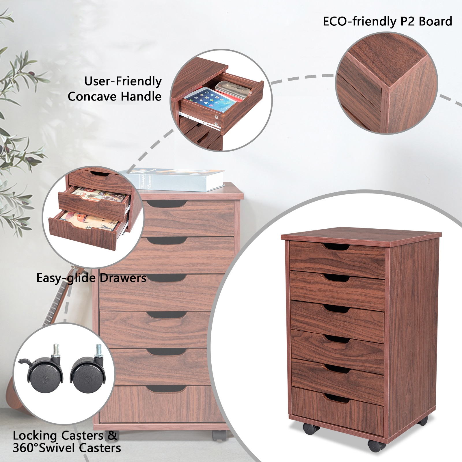 Winado 951236189833 Filing-Cabinets - View #3