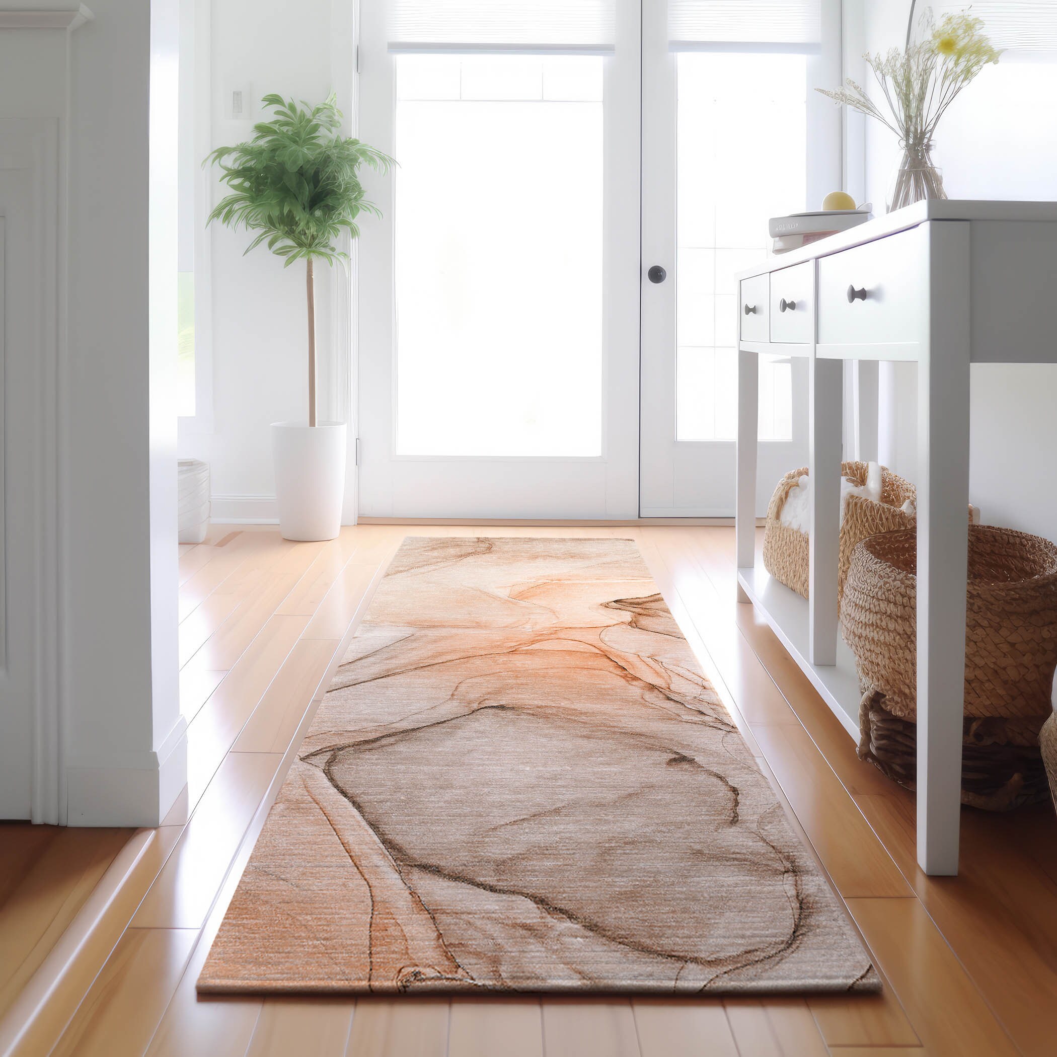 Addison Rugs AMF532BG8X10 Mayfield AMF532BG 8 x 10 (ft) Loomed Polyester Beige Rectangular Indoor Geometric Machine washable Area rug