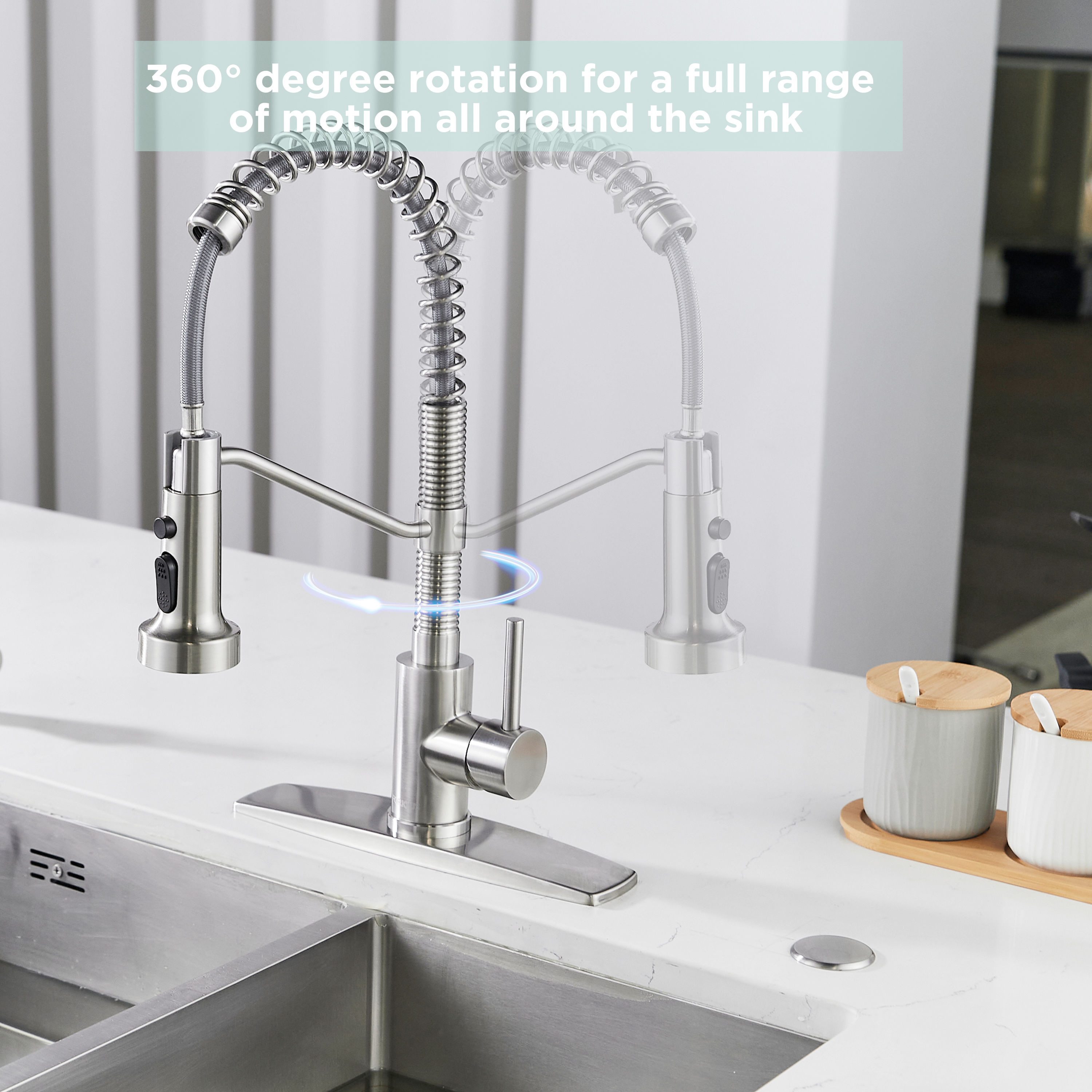 FORIOUS LL0027BN Kitchen-Faucets - View #3