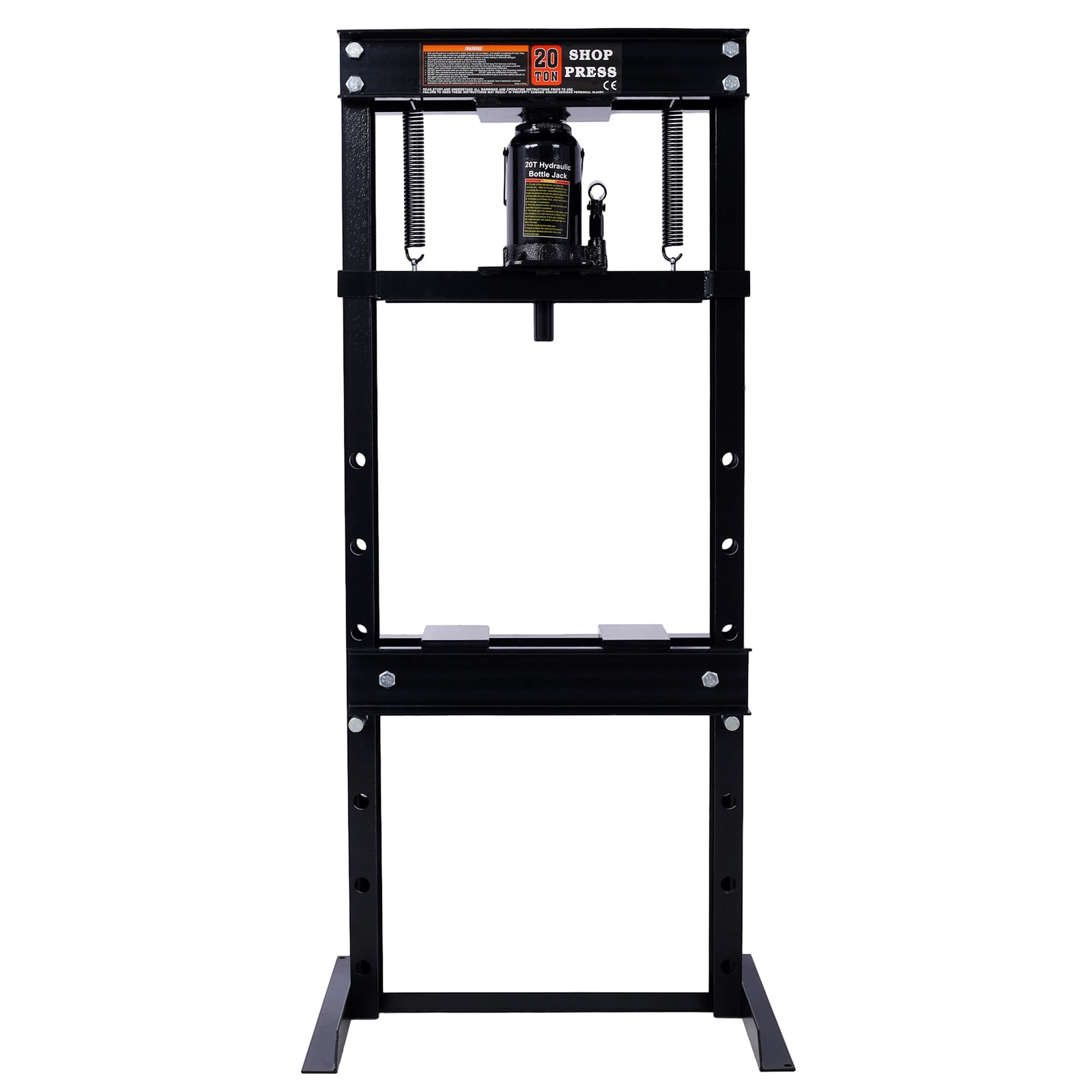 Kahomvis GH-QP214-031 20 Ton Bottle Jack Shop Press, Bend, Straighten, or Press Parts, Install Bearings, U-joints, Bushings, Ball Joints, and Pulleys,black