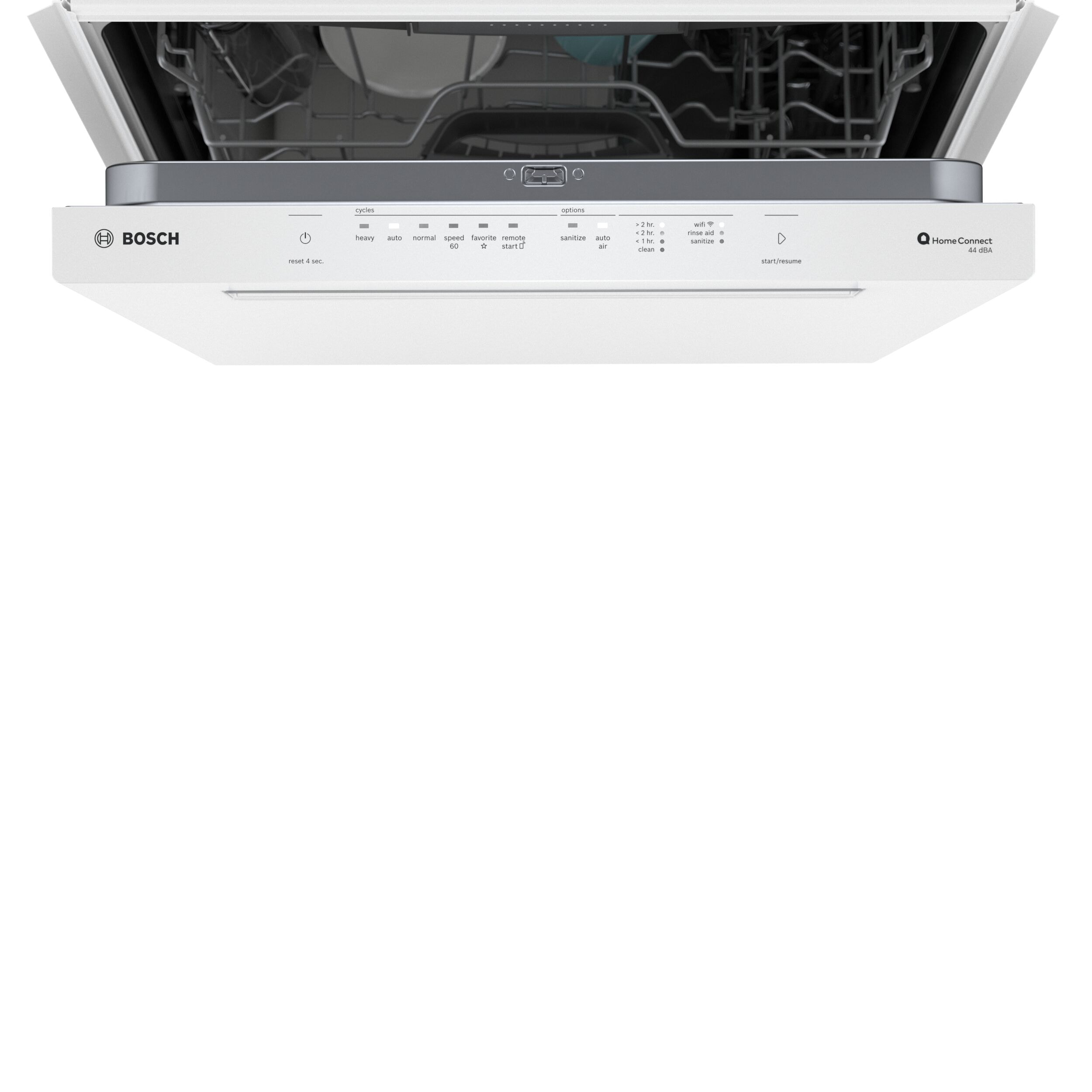 Bosch 500 Series Top Control 24 in Smart Built In Dishwasher With