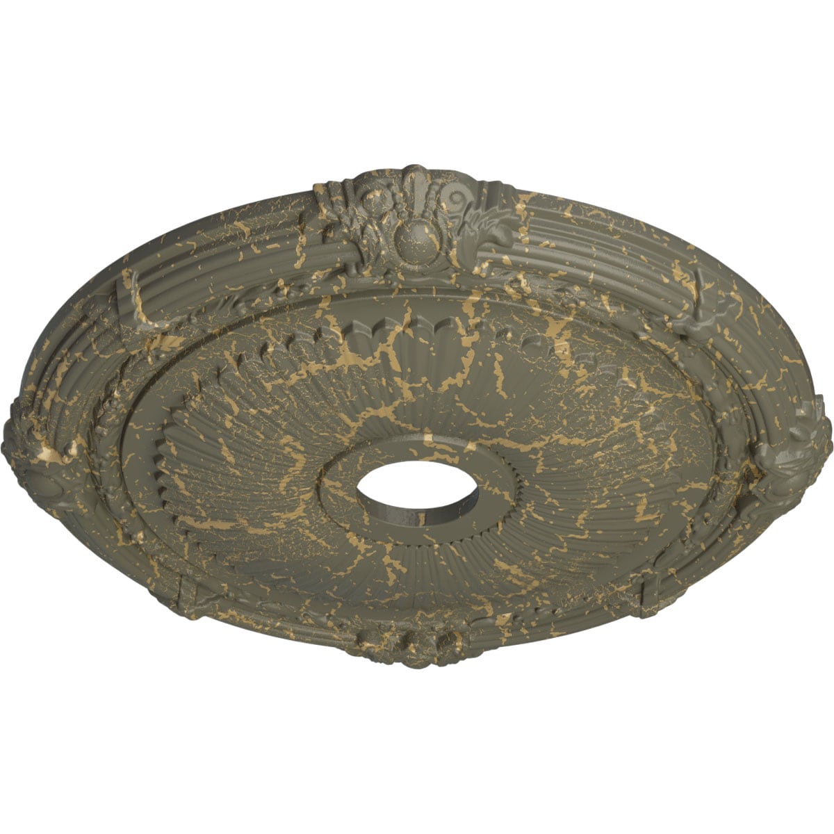 Ekena Millwork CM27HEWHC Ceiling-Medallions - View #2