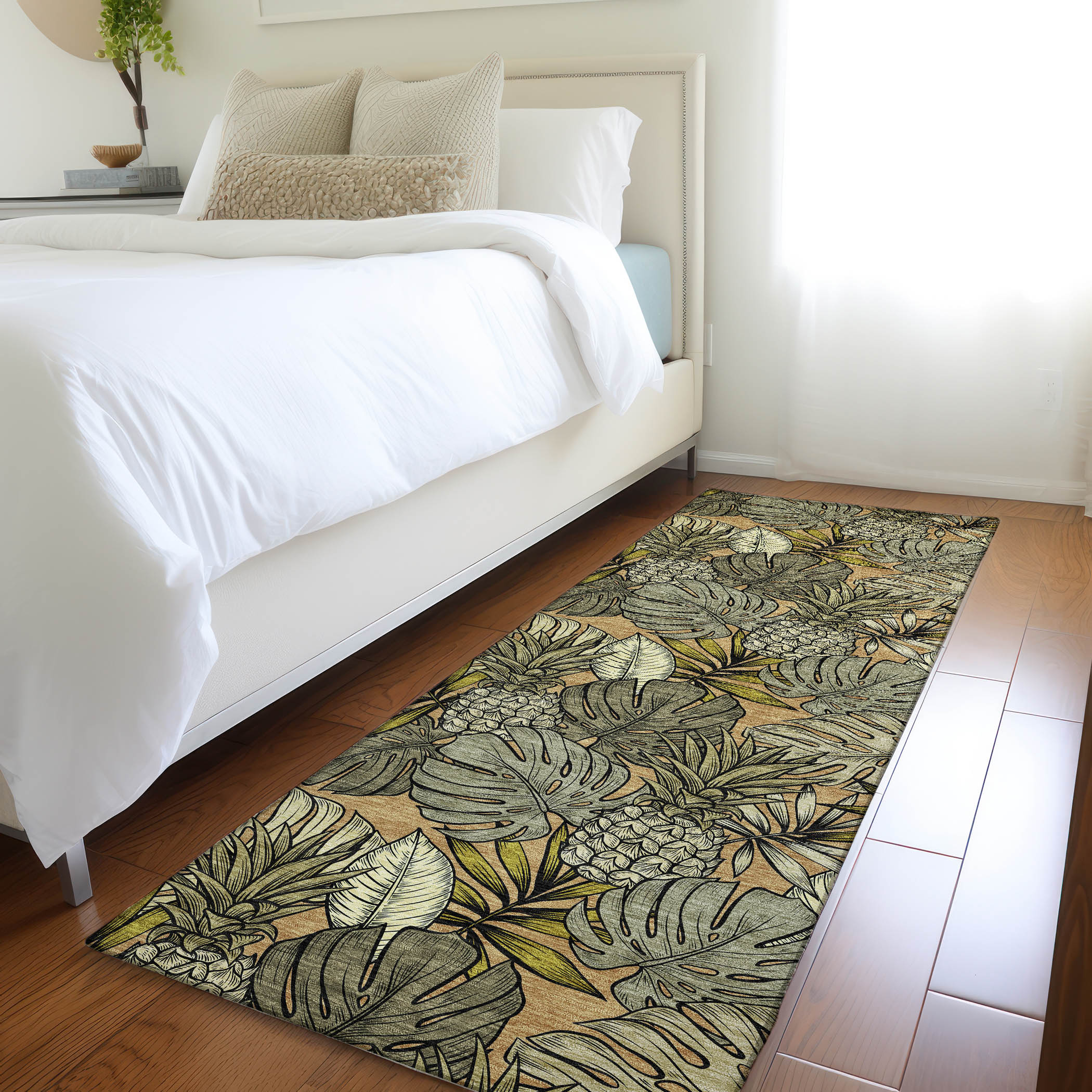 Addison Rugs AMF206BA2X8 Mayfield AMF206BA 2 x 7 (ft) Loomed Polyester Baja Rectangular Indoor Geometric Machine washable Area rug