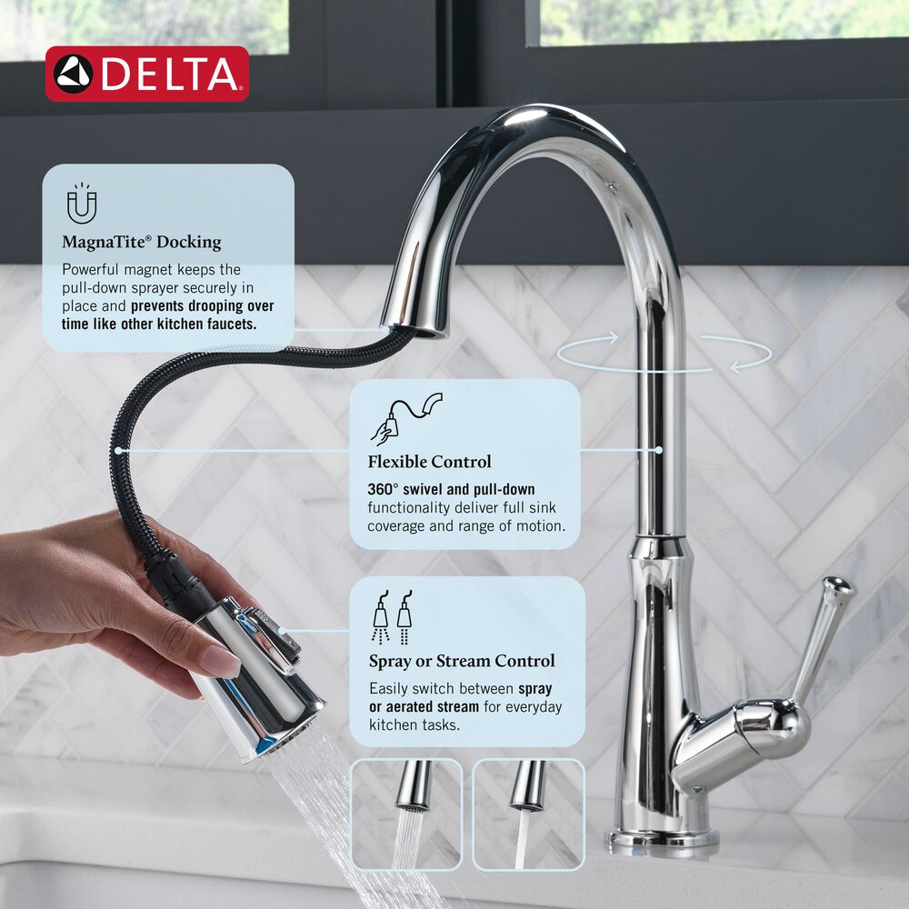 Delta 9110-DST Kitchen-Faucets - View #8
