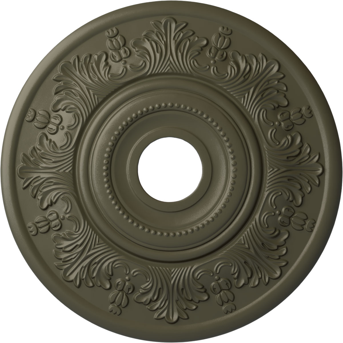 Ekena Millwork CM20VIWHF Vienna 20-in W x 20-in L Painted Witch Hazel Polyurethane Whole Ceiling Medallion