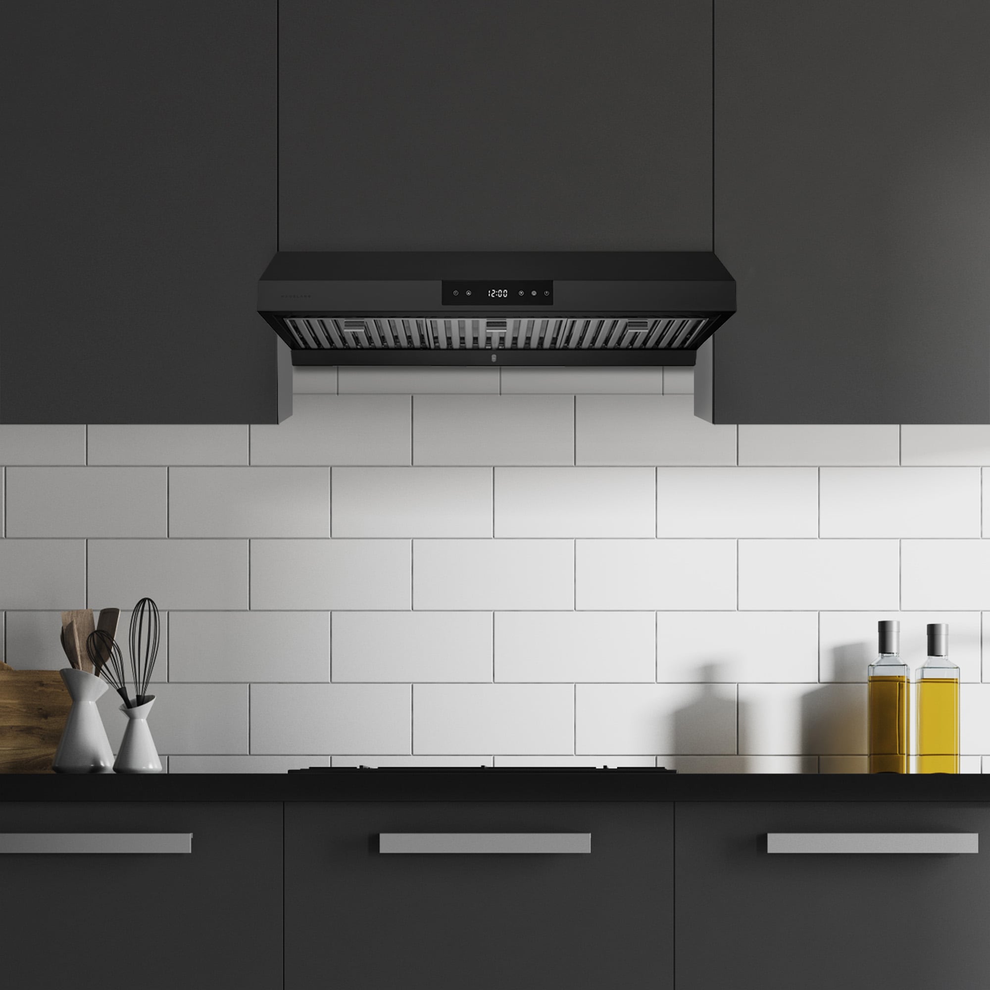 Hauslane UC-PS18BLK-36 Undercabinet-Range-Hoods - View #3