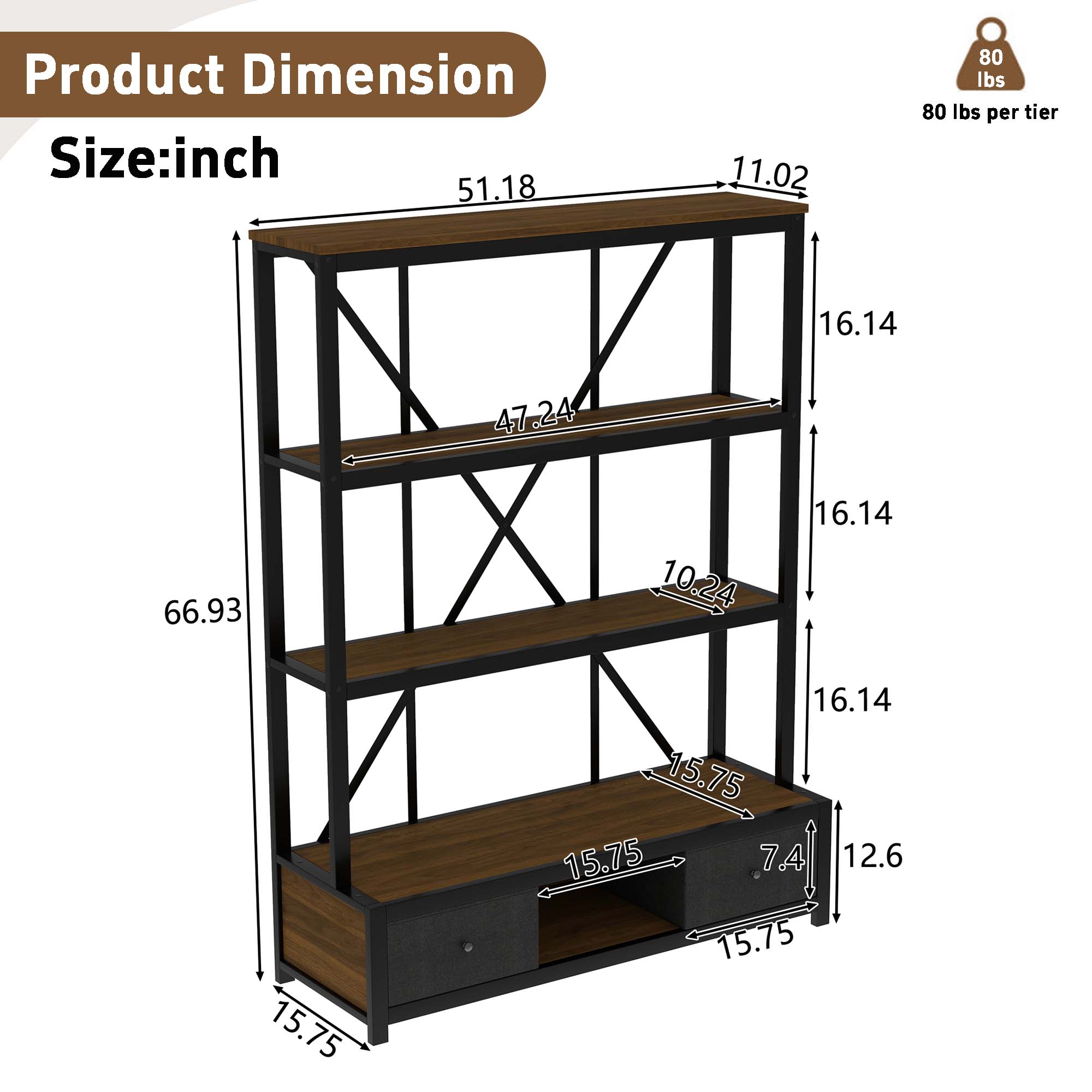 Sunrinx MG11-OF-02 bookcases - View #2