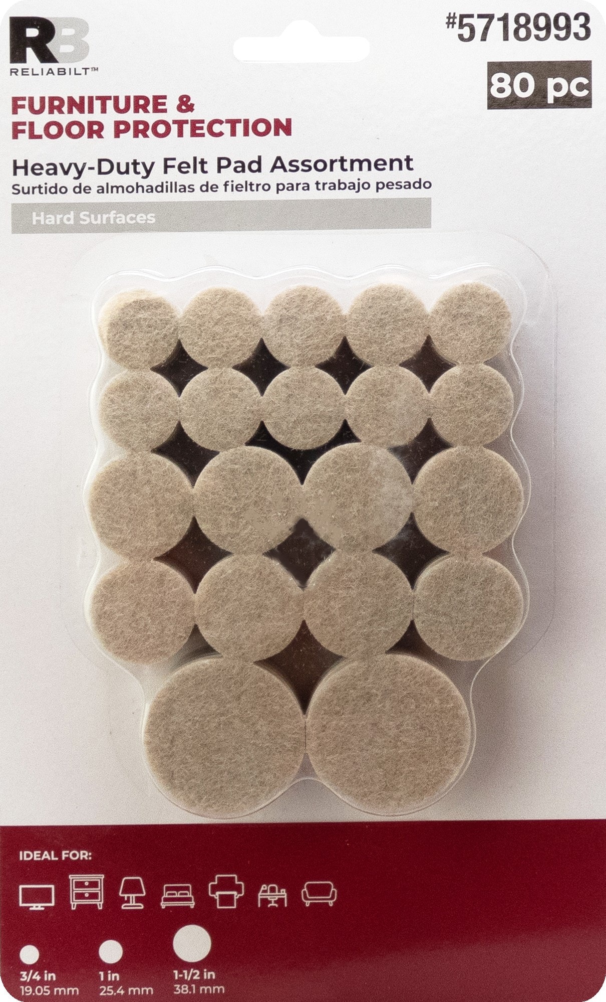 RELIABILT 4761624RB Felt-Pads - View #8