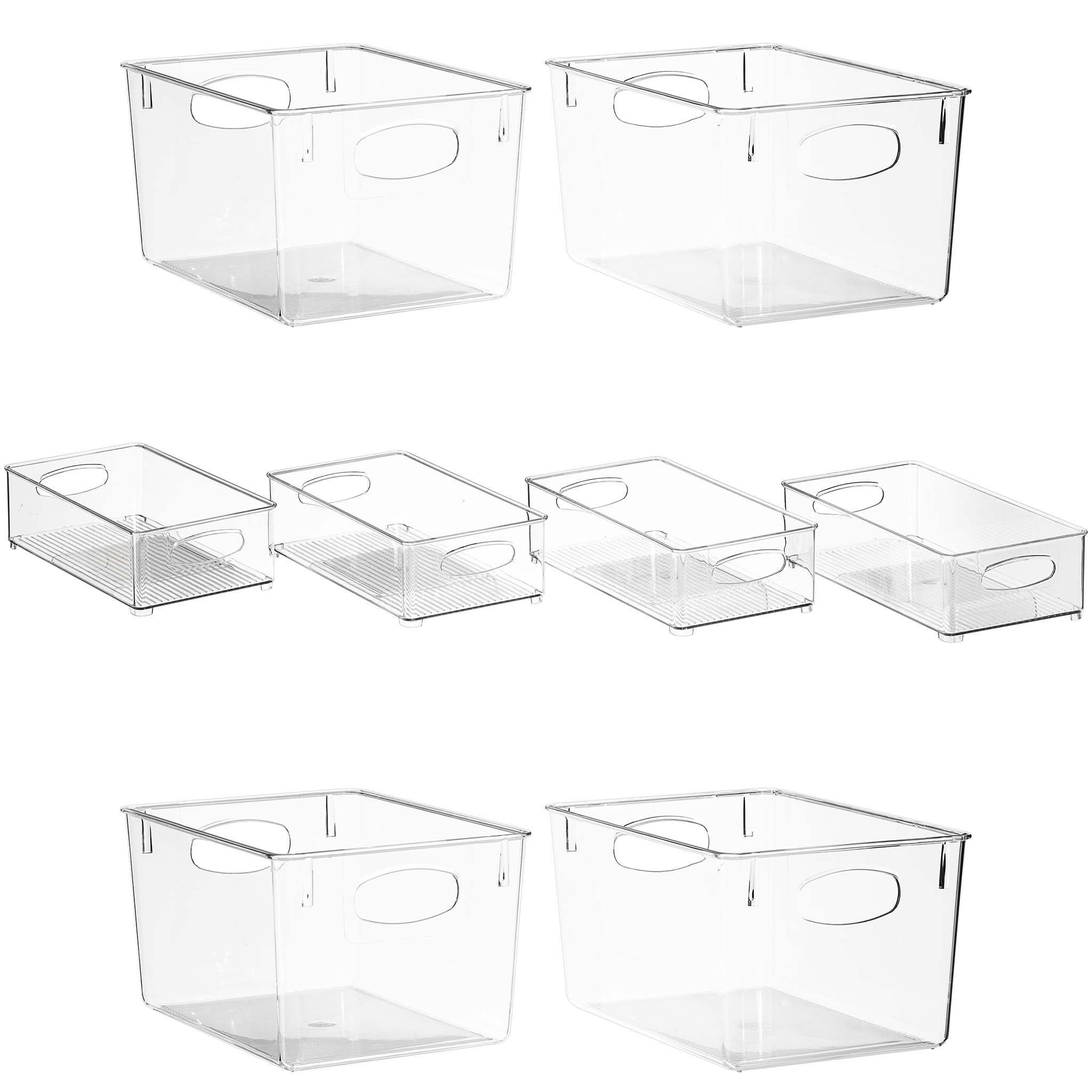 Partial Sorbus Fridge Bins And Freezer Organizer Refrigerator Bins