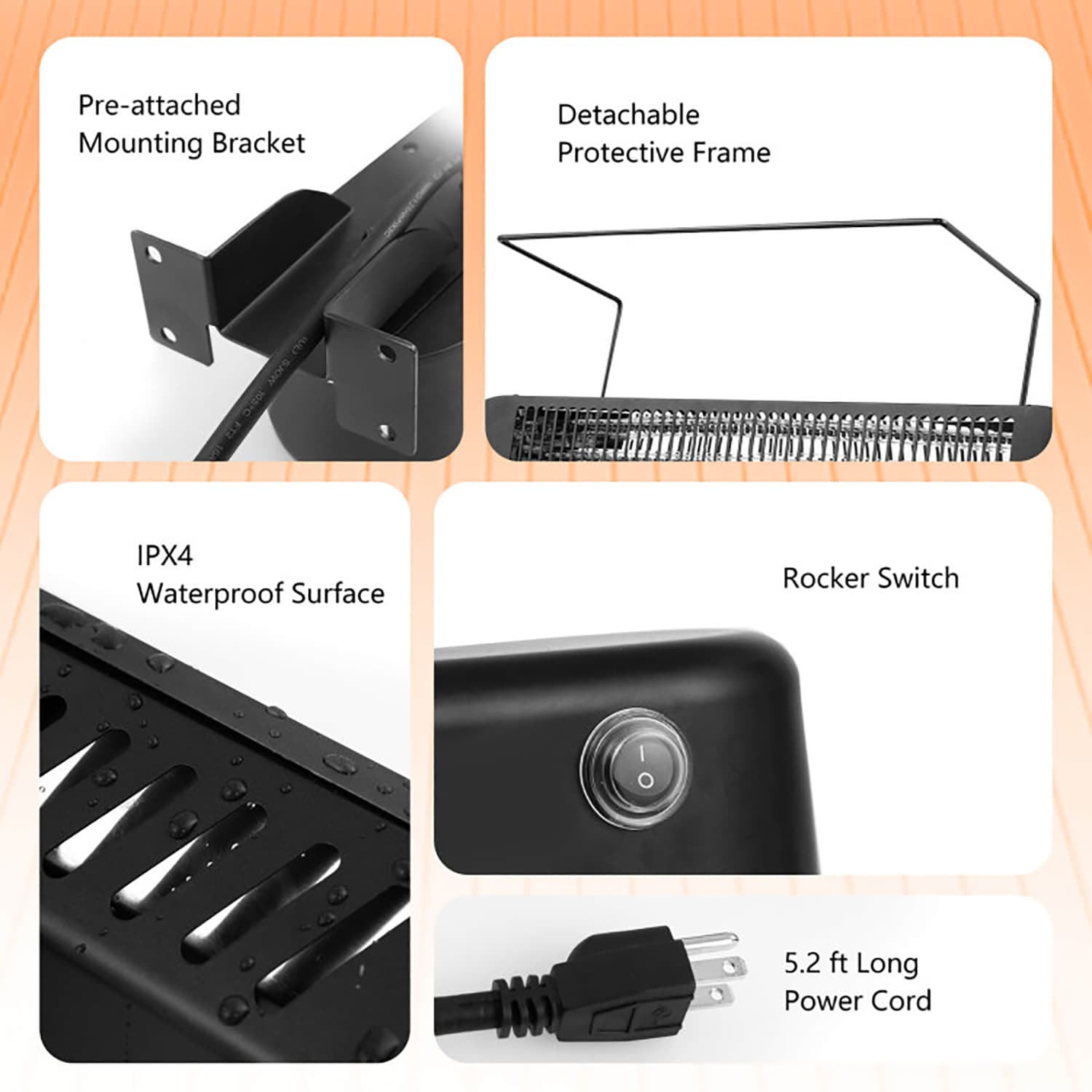 GZMR GR-W1134LL60B Outdoor-Electric-Patio-Heaters - View #8
