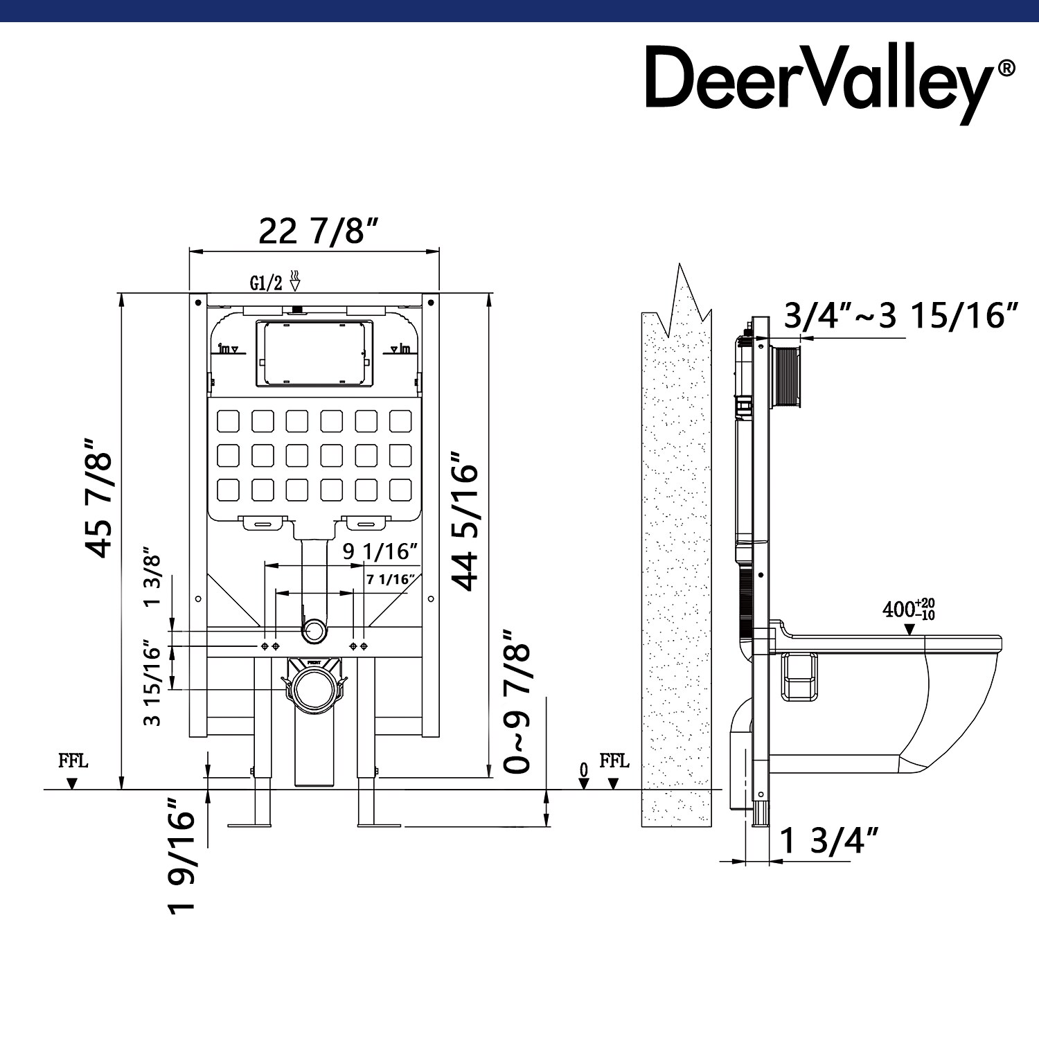 DeerValley DV-1C0087 Toilet-Tanks - View #2