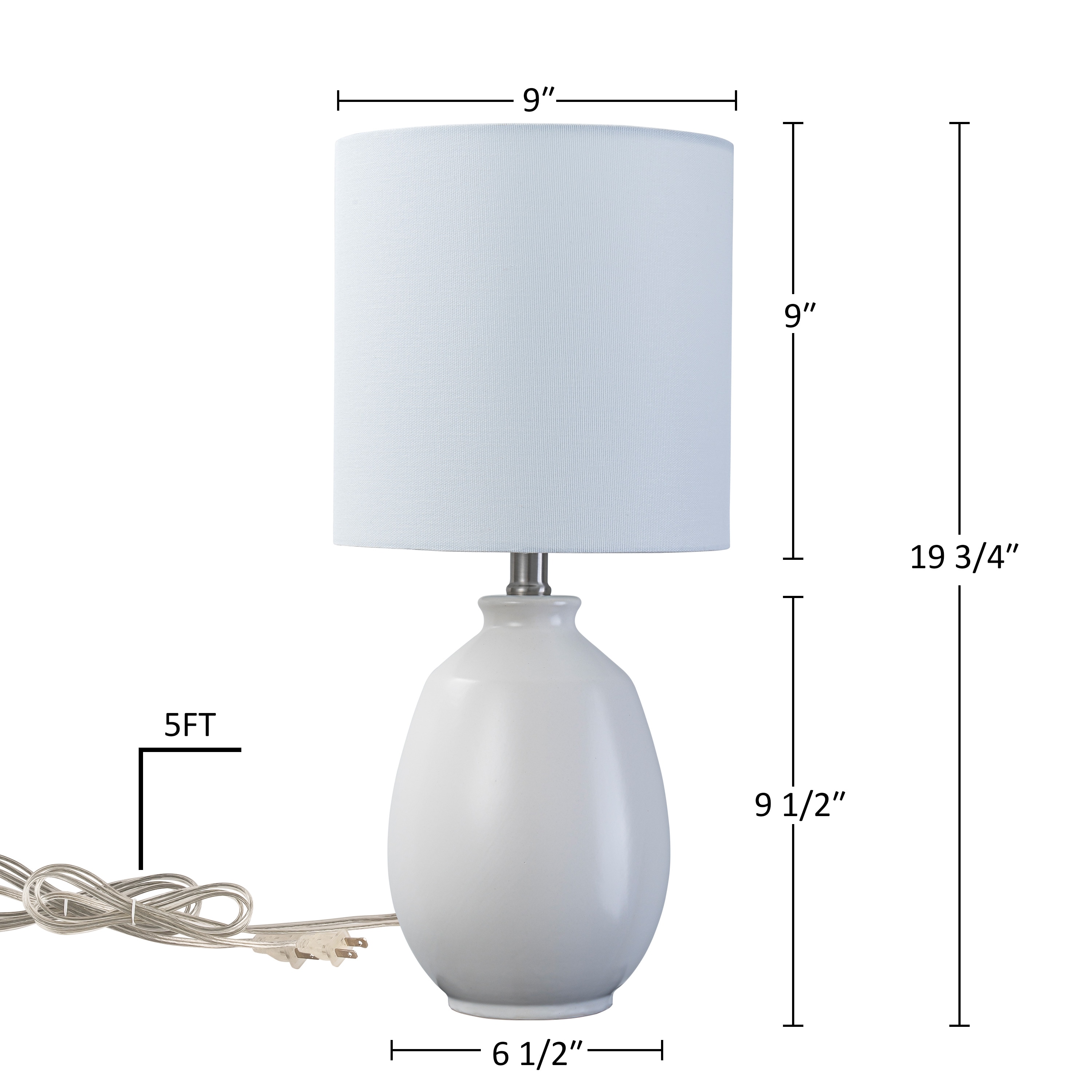 C Cattleya LCA2644-TWH Table-Lamps - View #4