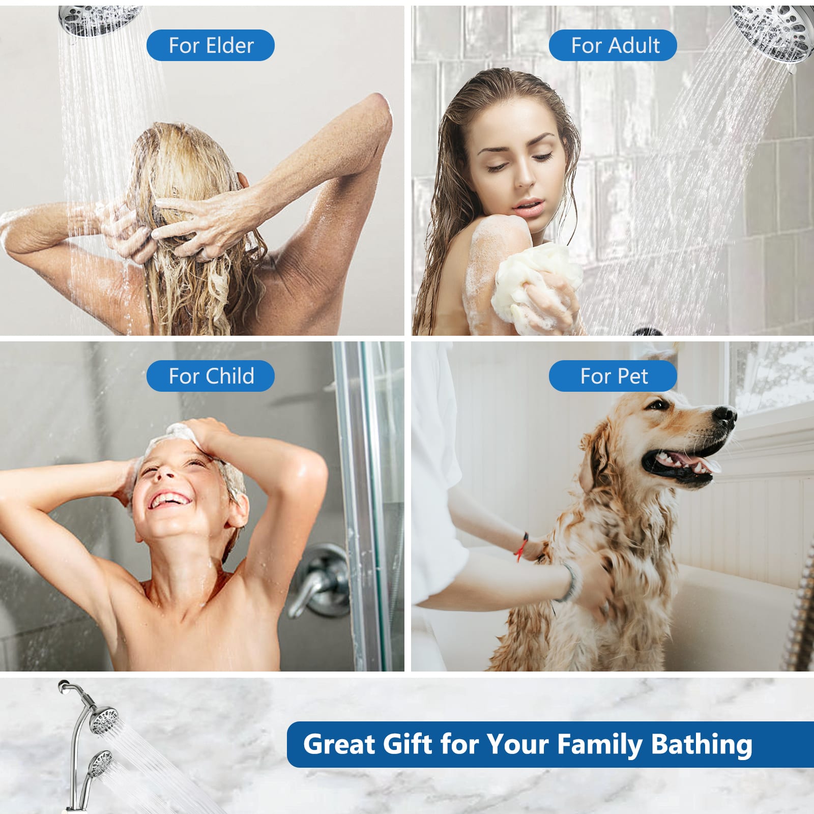 UCLIMAA UCAE427CH Showerhead-Bar-Panels - View #4