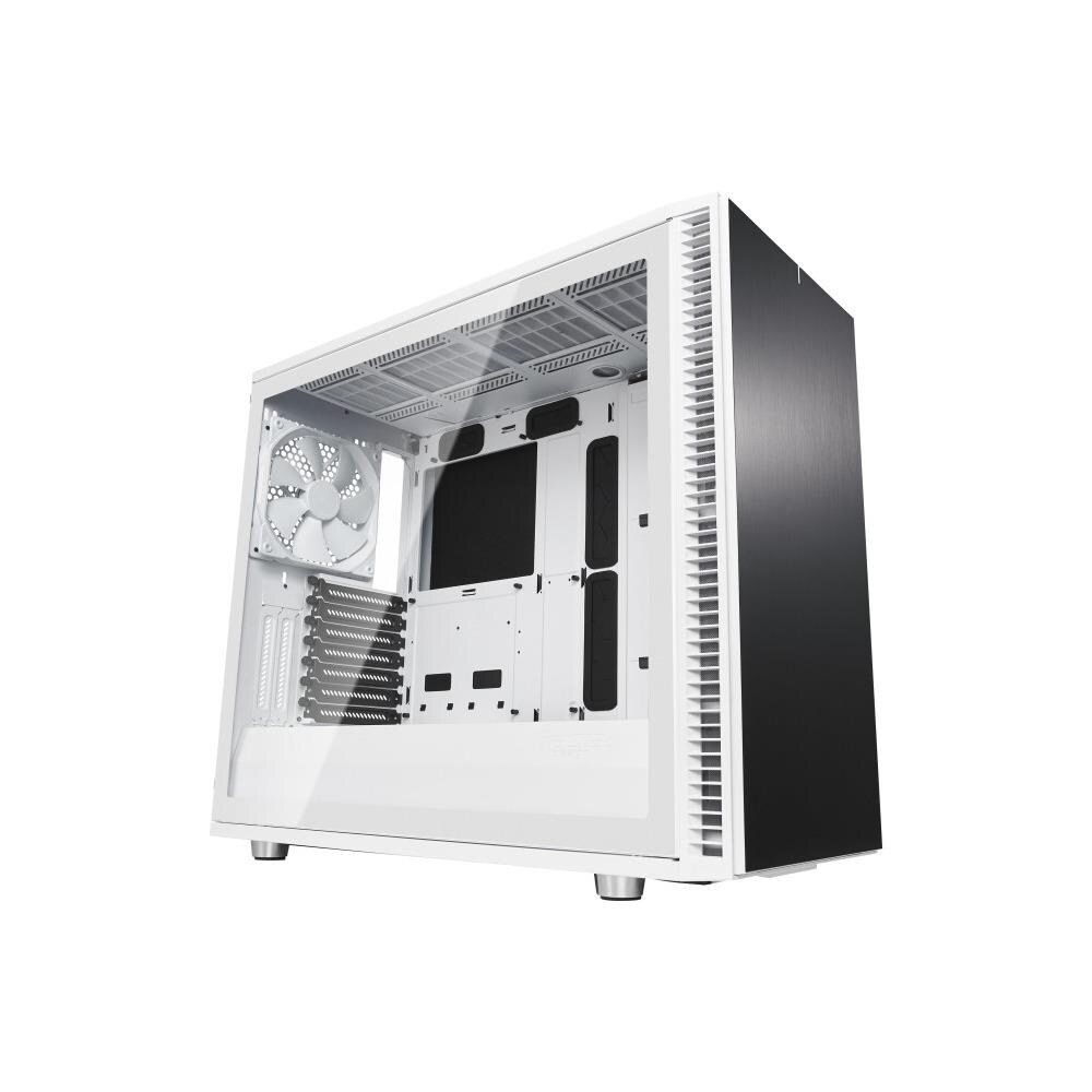 Fractal Design DAHD97742  FD-CA-DEF-S2-WT-TGC Define S2 USB-C Tempered Glass Mid-Tower Computer Case, White