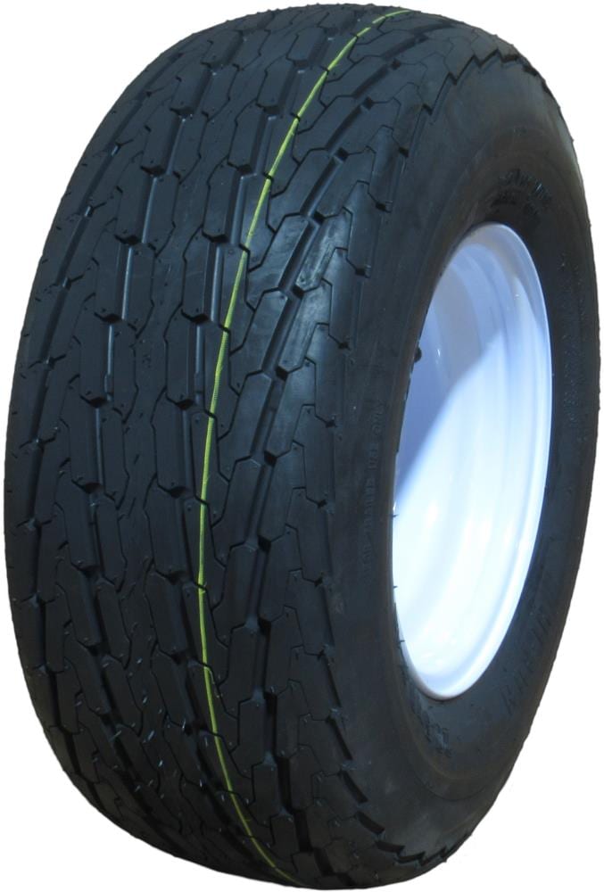 Hi-Run ASB1026 Hi-run Boat Trailer Tire 18.5x8.5-8 6pr Mounted On 8x7 5-4.5 White Solid