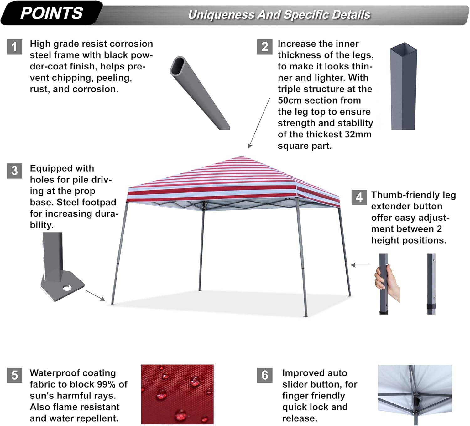 ABCCANOPY ABC-DHZK7-PBT Canopies-Sl - View #4