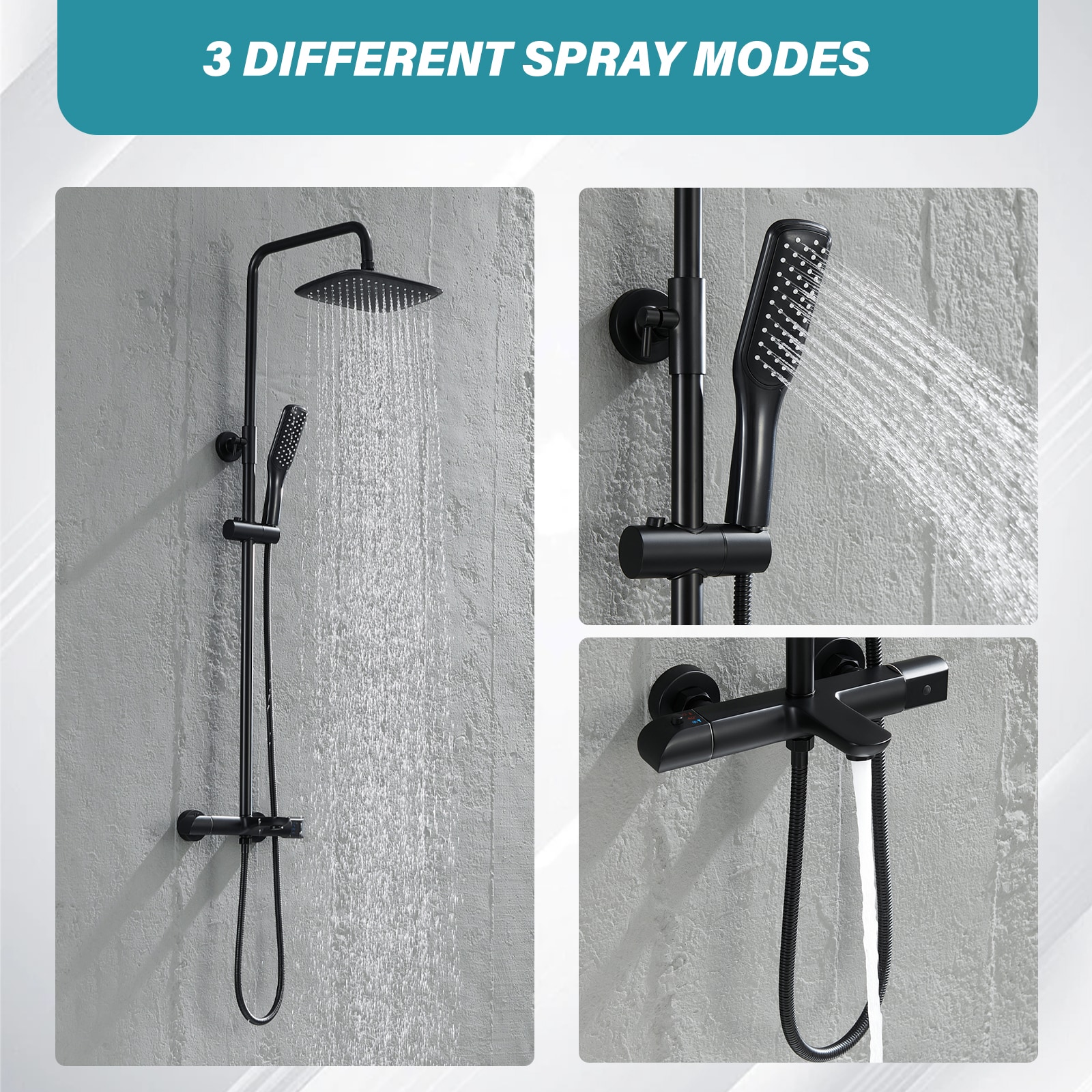 Flynama RB-QY-0759 Showerhead-Bar-Panels - View #9