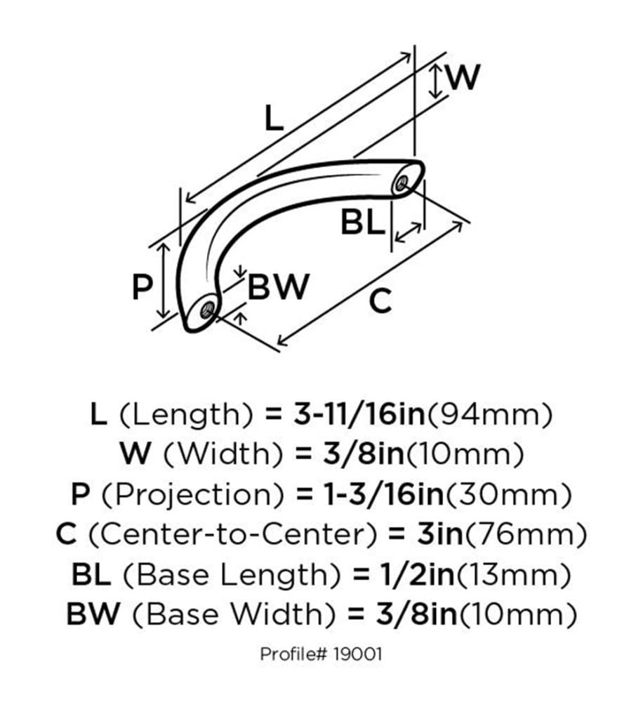 Amerock BP19001SS Cabinet-Pulls - View #2