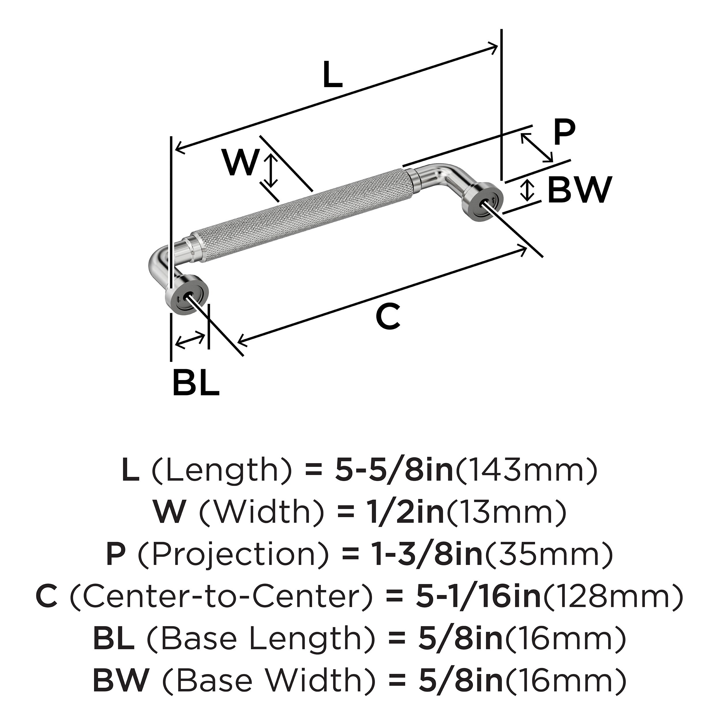 Amerock BP3768326 Cabinet-Pulls - View #4