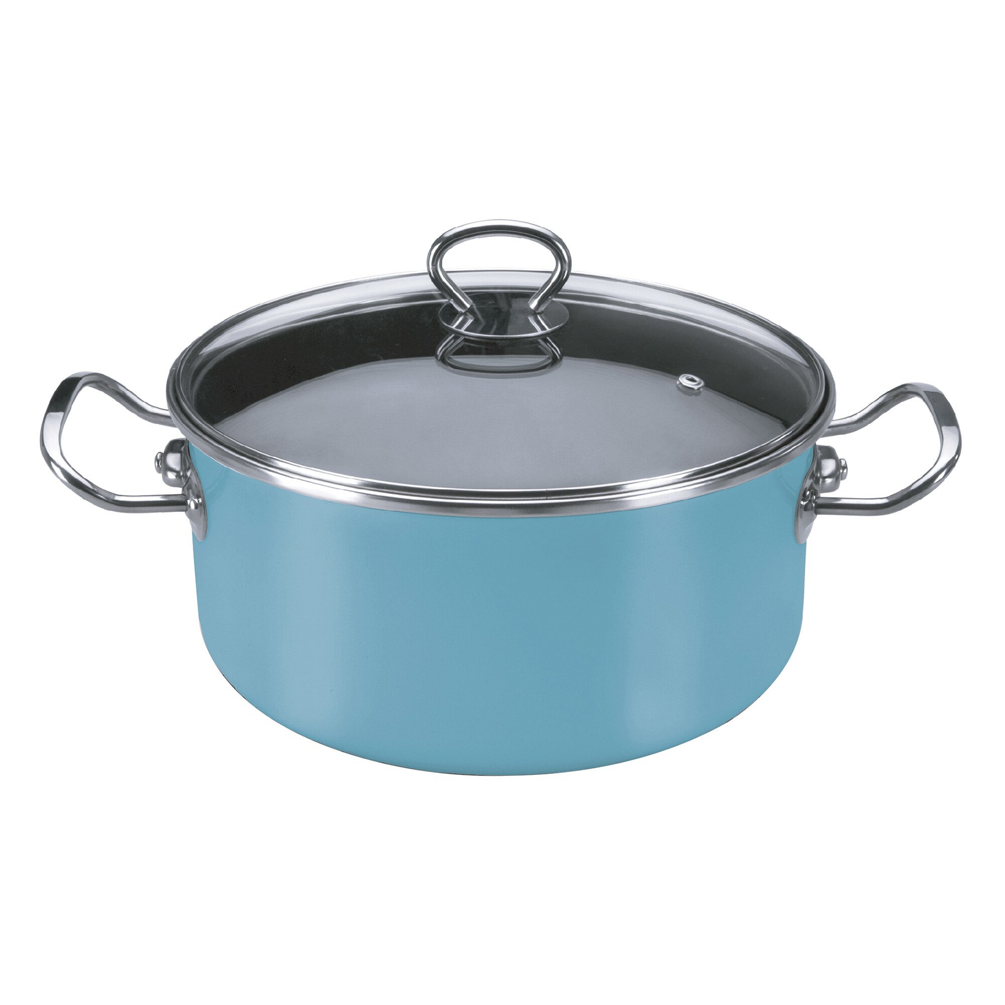 Vasconia 12.6-in Steel with Non-stick Coating Cookware Set with Lid ...