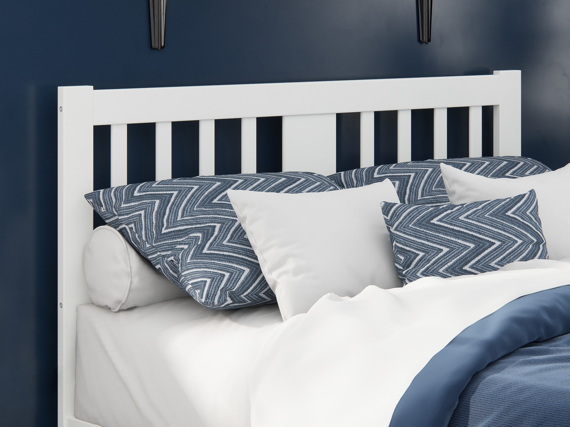 AFI Furnishings AG8900032 Tahoe White Full Headboard