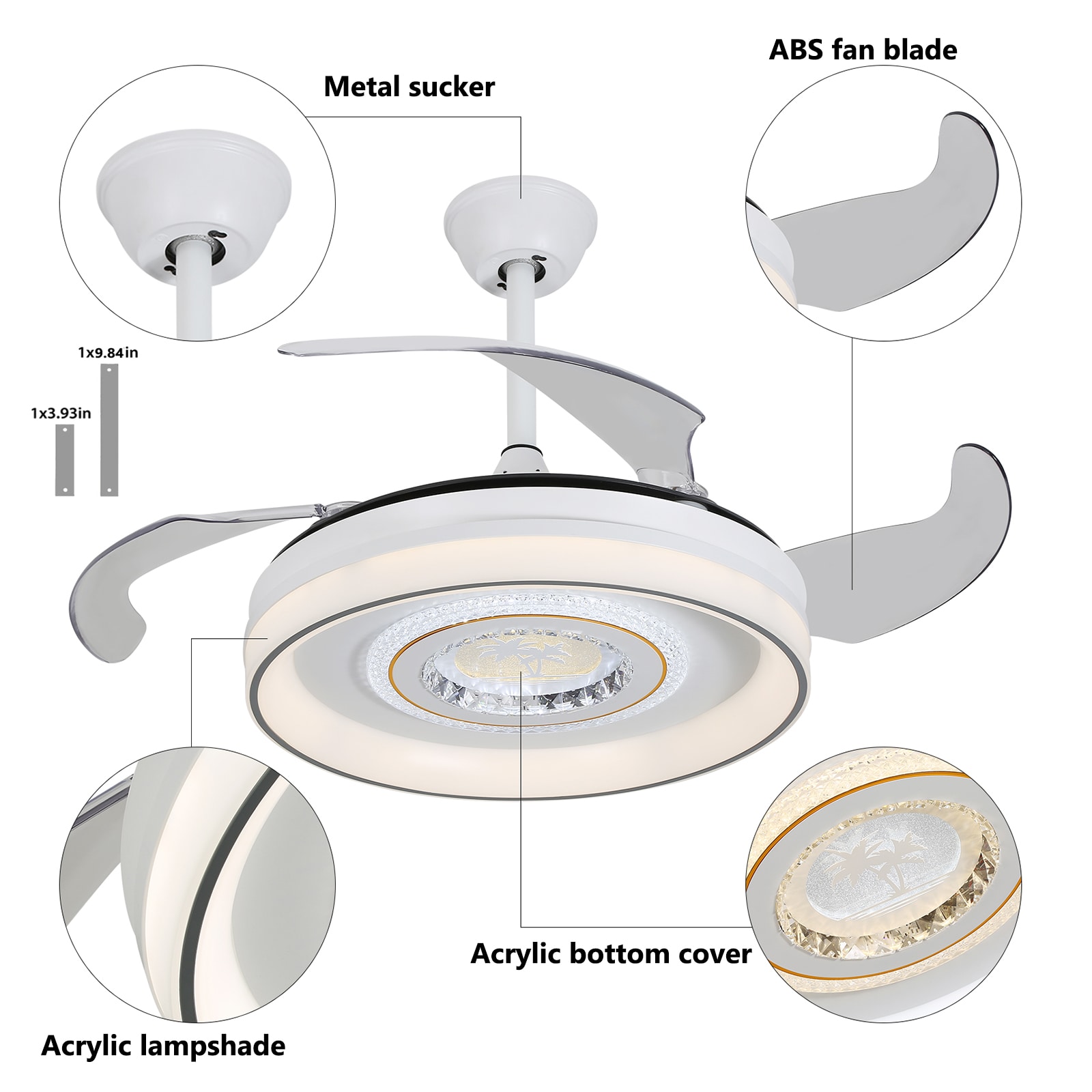 Oukaning JZUCOD6E99HCX Ceiling-Fans - View #5