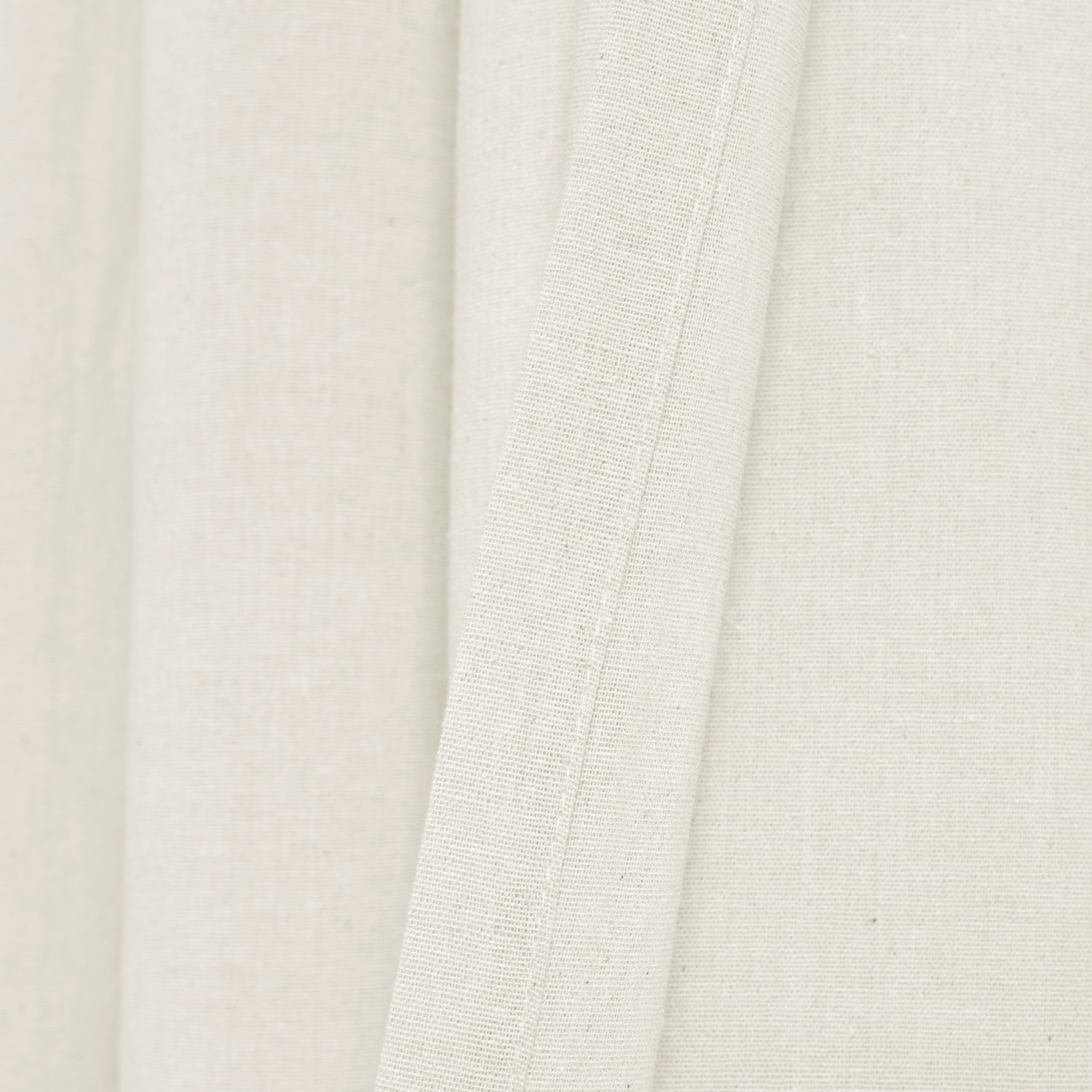 Light Linen Cotton Blend Grommet Window Curtain Panels
