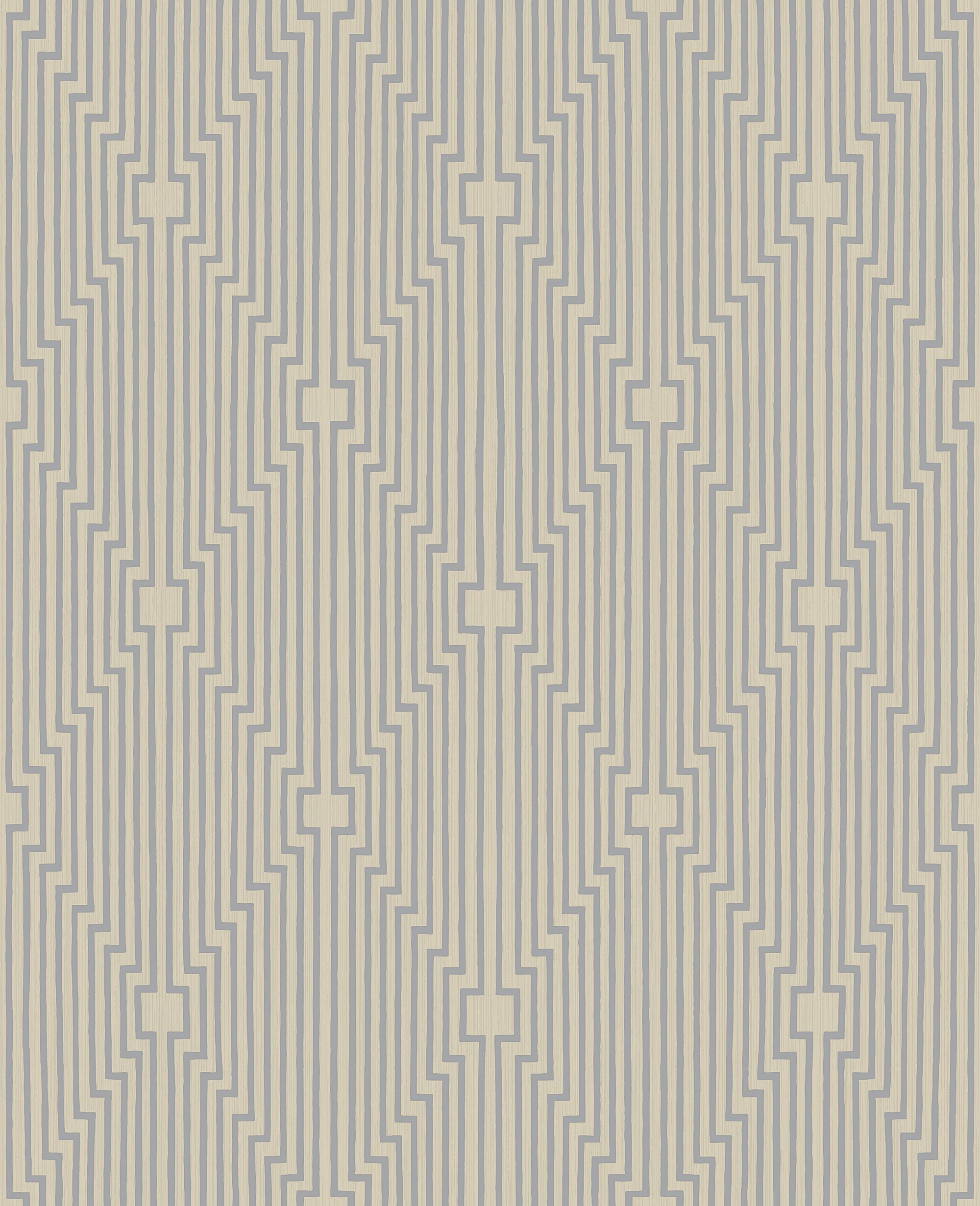 Graham & Brown 105987 Kabuki 56-Sq. Feet Silver Vinyl Textured Stripes Unpasted Wallpaper