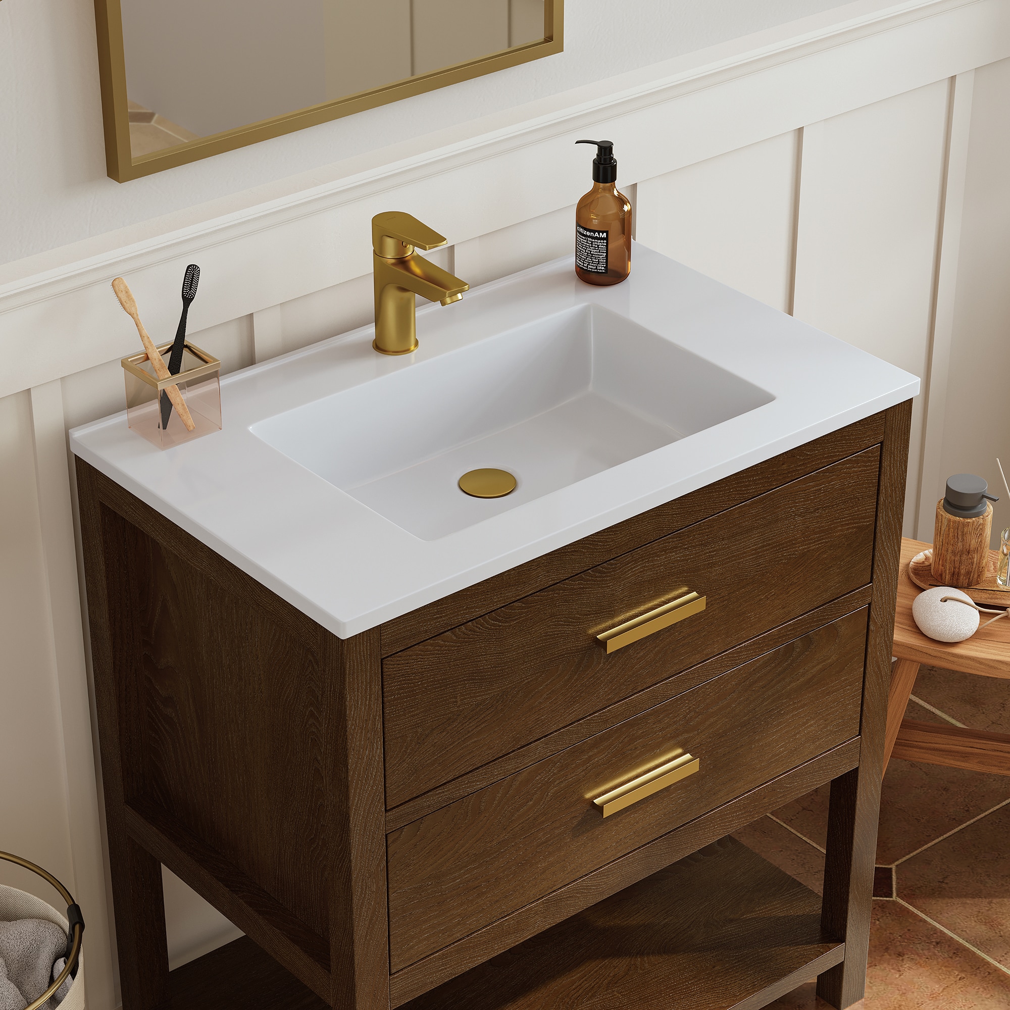 DELUXE LIVING V24030KD-30WT Bath-Vanity-Combo - View #7