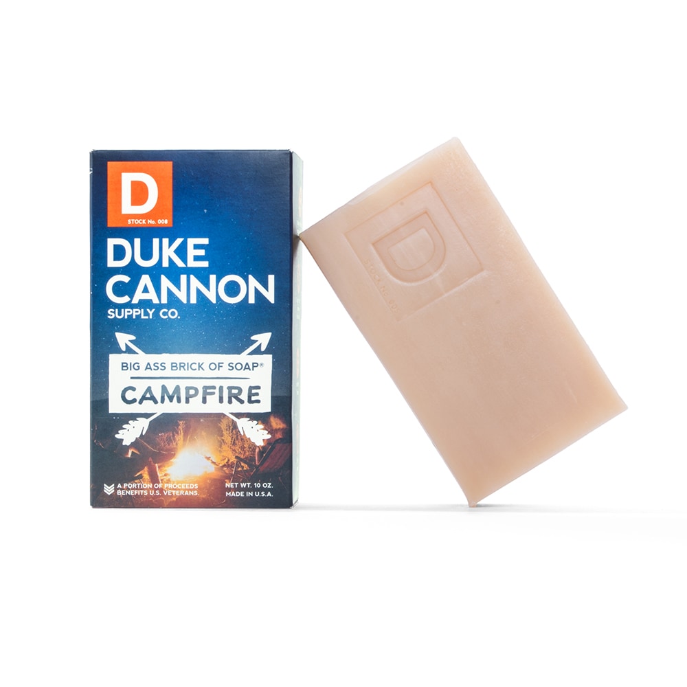 Duke Cannon Supply Co. 03CAMPFIRE1 Big Ass Brick of Soap 10-oz Campfire Antibacterial Hand Soap