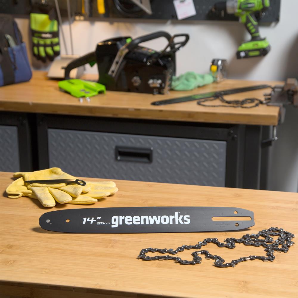 Greenworks 14in Chainsaw Bar in the Chainsaw Bars department at