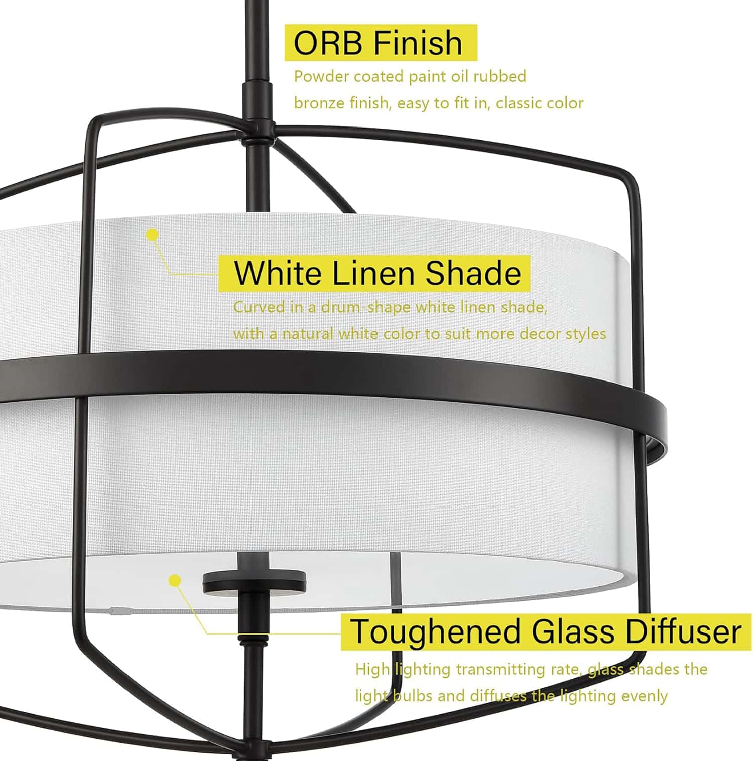 Claxy DZ-T5379-3DU-OB Pendant-Lights - View #7