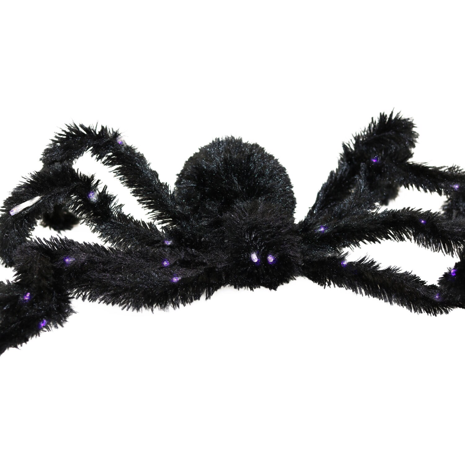 Haunted Hill Farm 0.25-ft Talking Lighted Spider Porch Decoration in ...